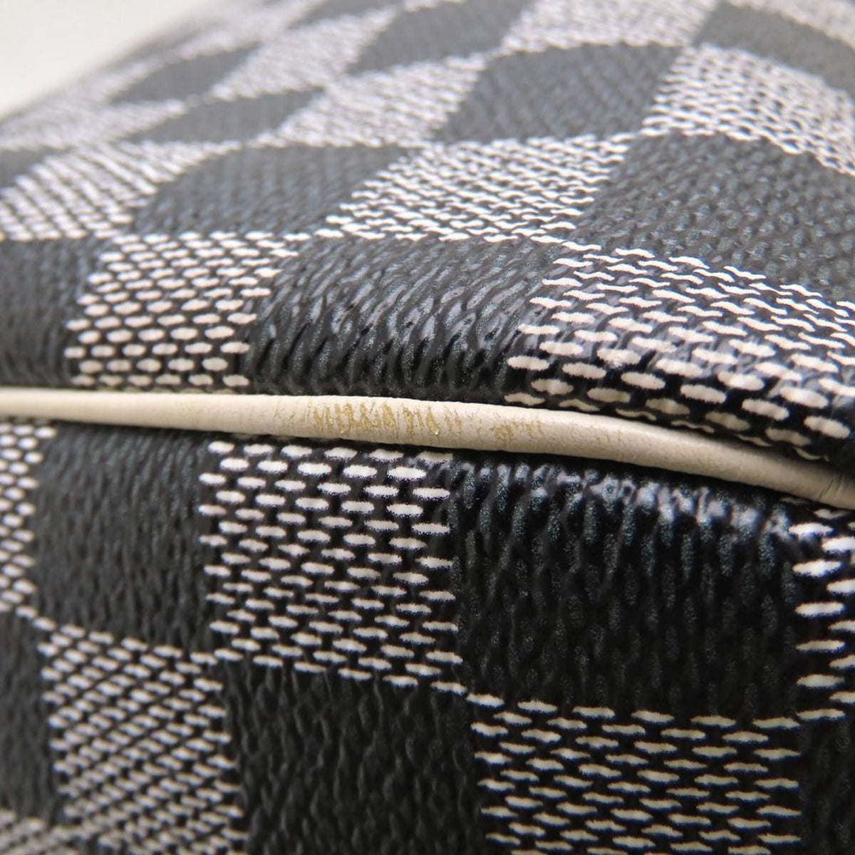 Louis Vuitton Damier Multi-Color Noir Damier Canvas Leather Handbag (Pre-Owned)