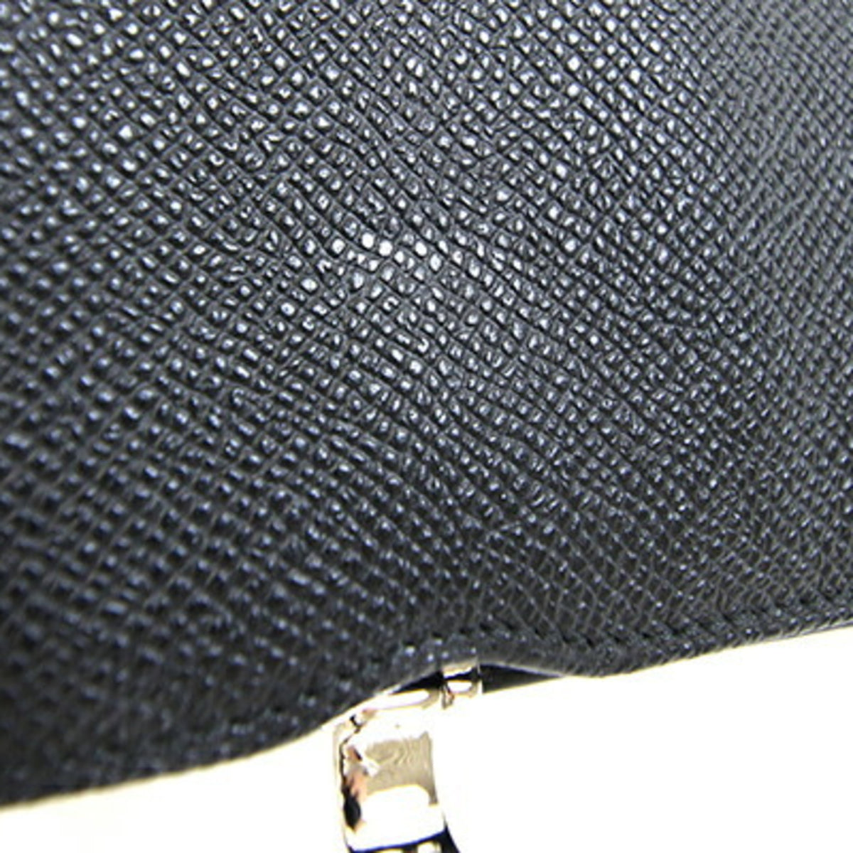 Bvlgari Black Leather Long Bill Wallet (Bi-Fold) (Pre-Owned)