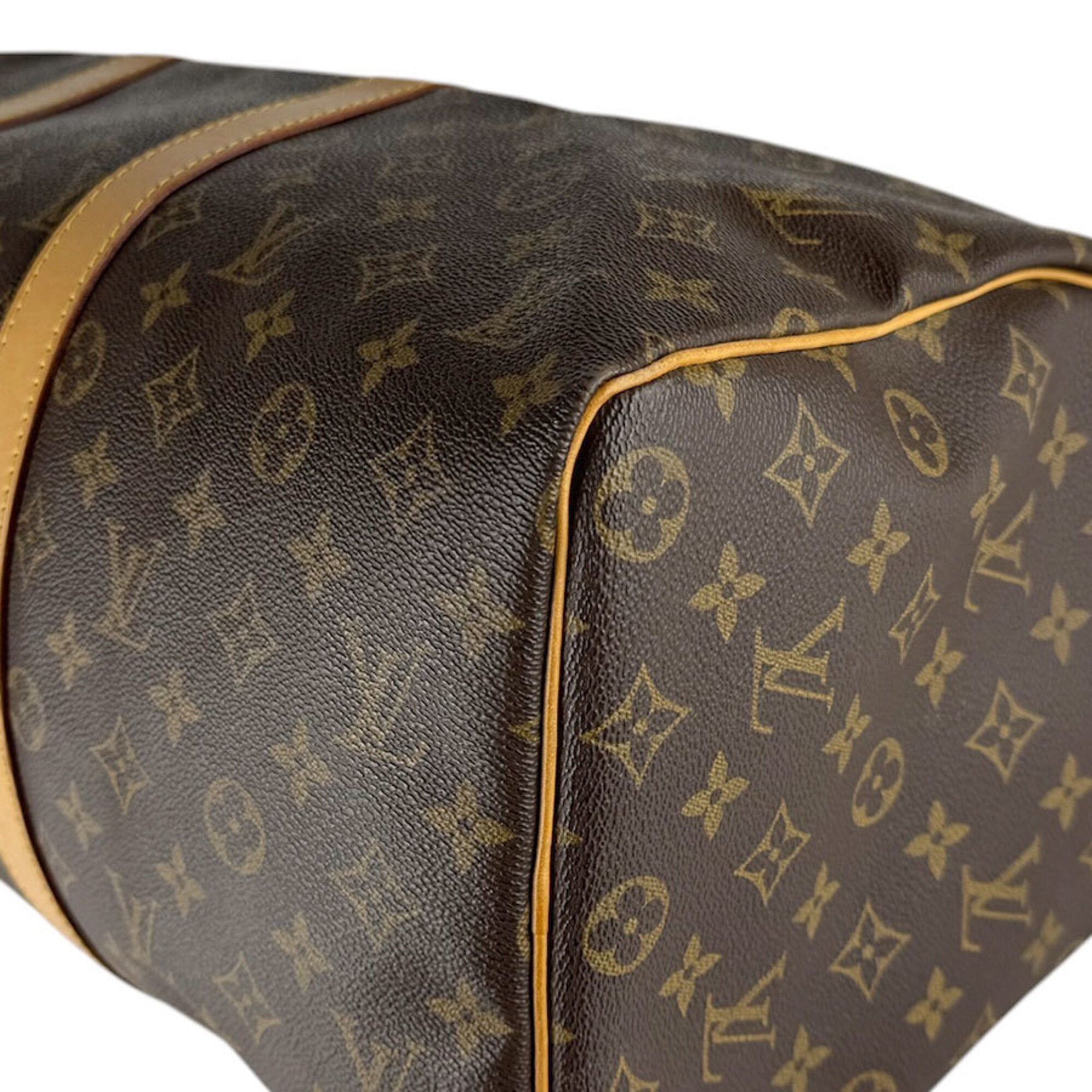Louis Vuitton Brown Monogram Monogram Boston Bag Handbag (Pre-Owned)