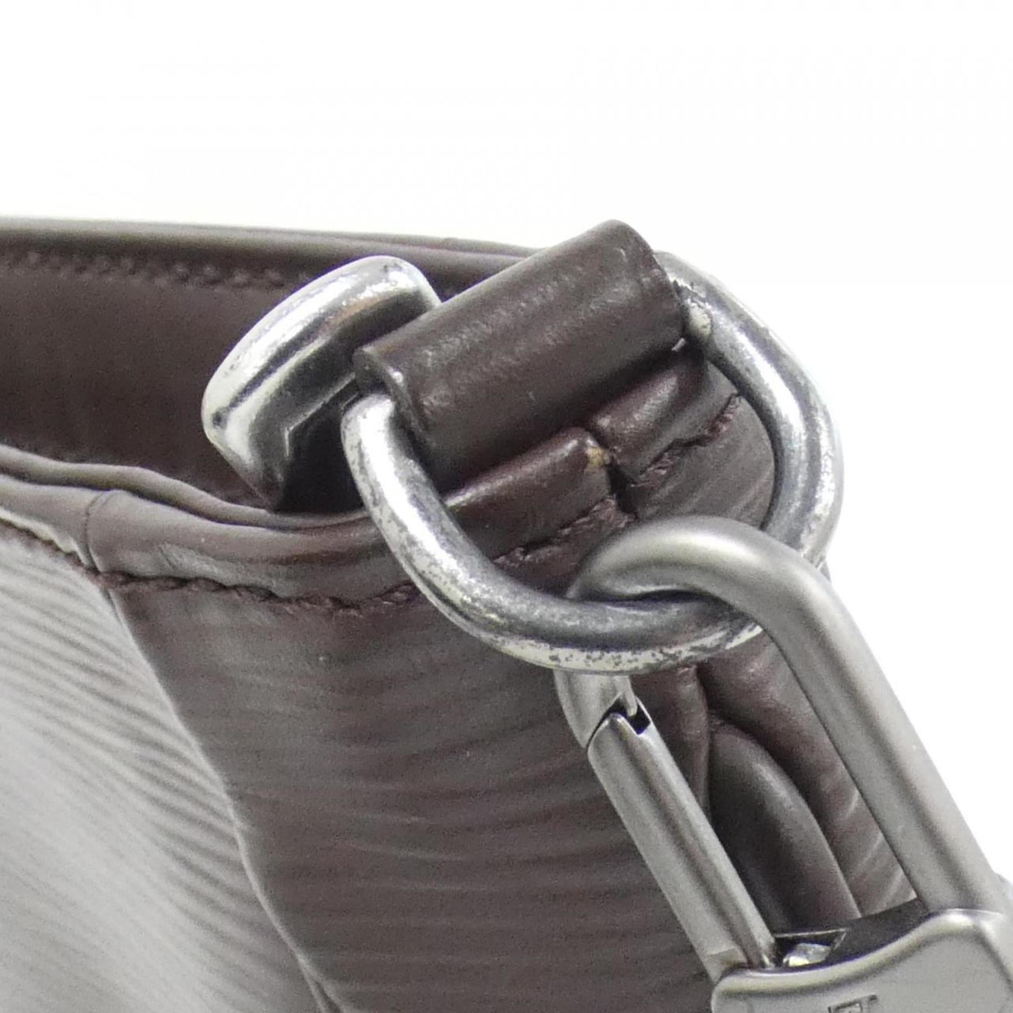 Louis Vuitton Mocha Leather Shoulder Bag (Pre-Owned)