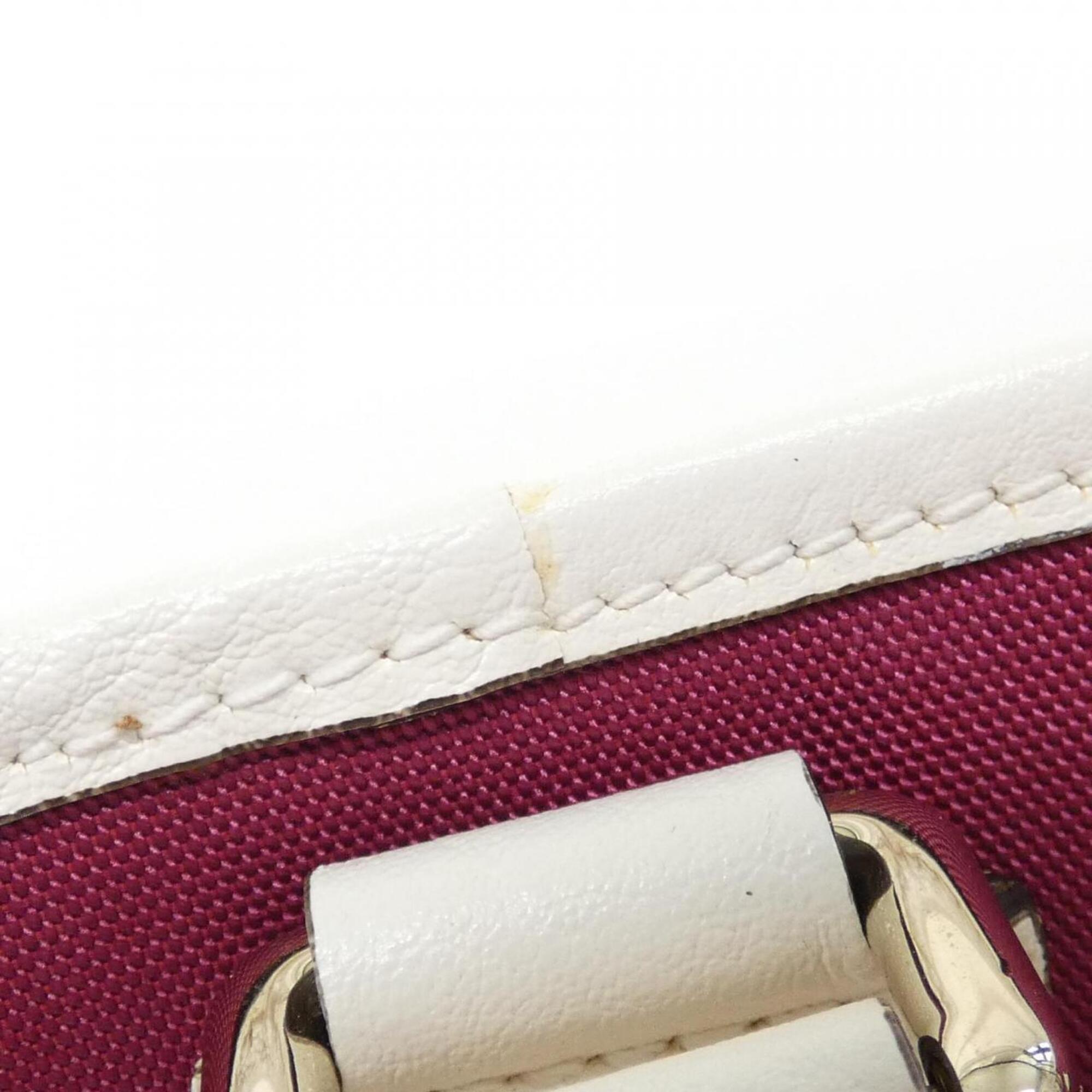 Gucci Pink White Nylon Handbag (Pre-Owned)