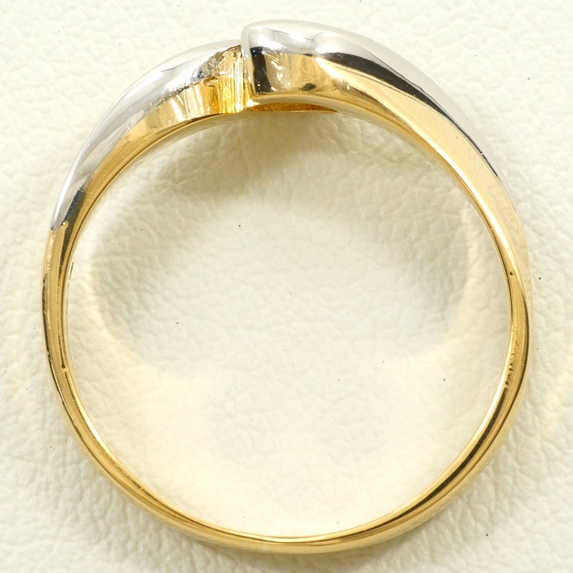 Unbranded Platinum Yellow Gold Yellow Gold (18K) Platinum 900 Band Ring (Pre-Owned)