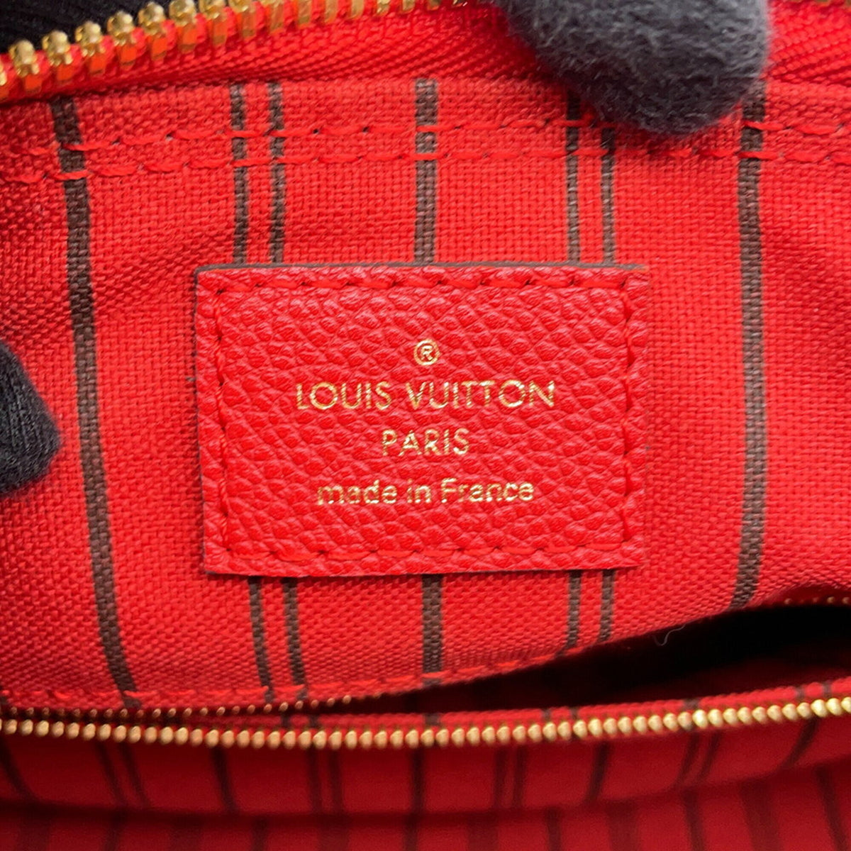 Louis Vuitton Monogram Empreinte Sacrlet Monogram Empreinte Handbag (Pre-Owned)