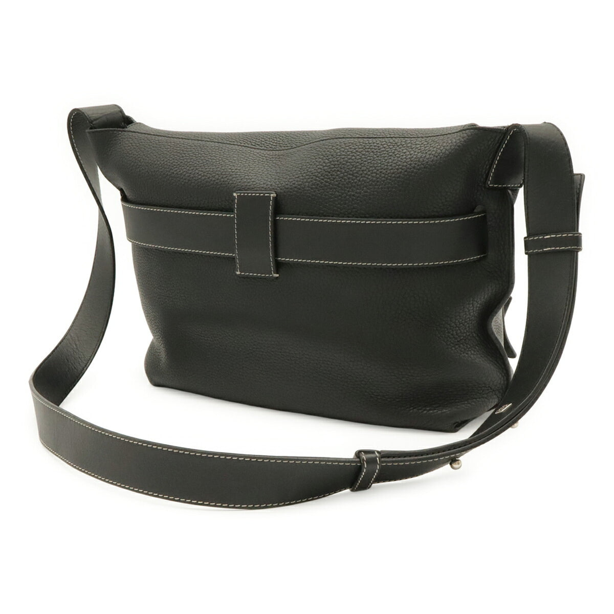Loewe Black Leather Shoulder Bag (Pre-Owned)