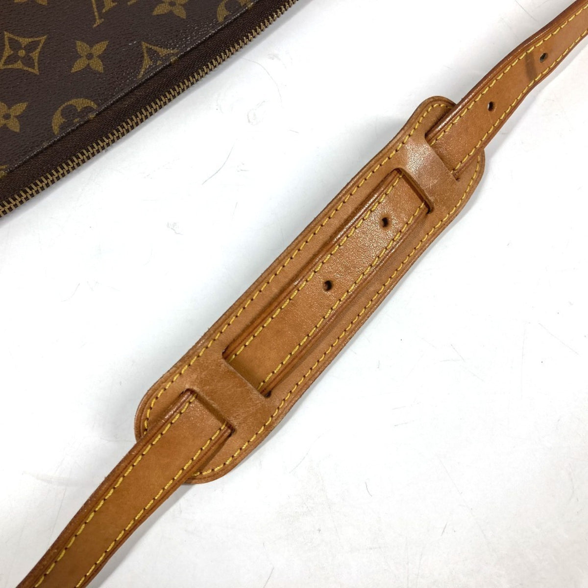 Louis Vuitton Brown Monogram Canvas Shoulder Bag Tote Bag (Pre-Owned)