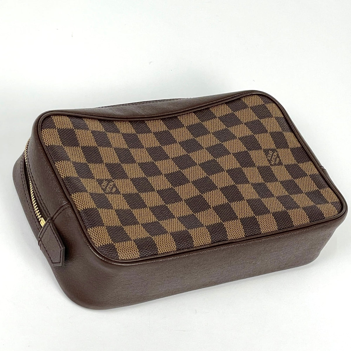 Louis Vuitton Brown Damier Canvas Pouch (Pre-Owned)