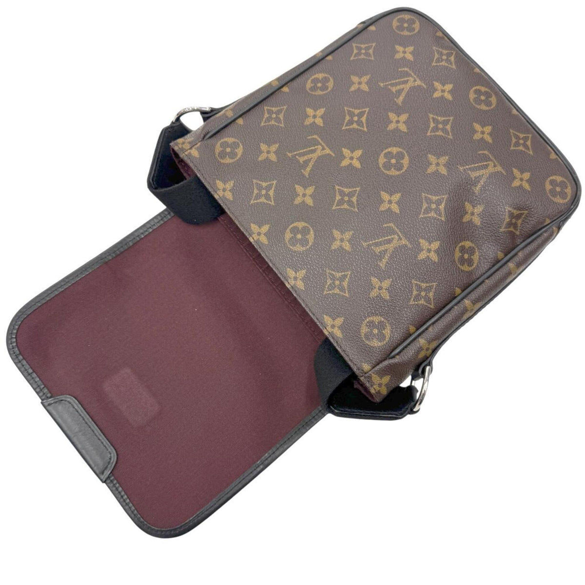 Louis Vuitton Black Brown Monogram Shoulder Bag (Pre-Owned)