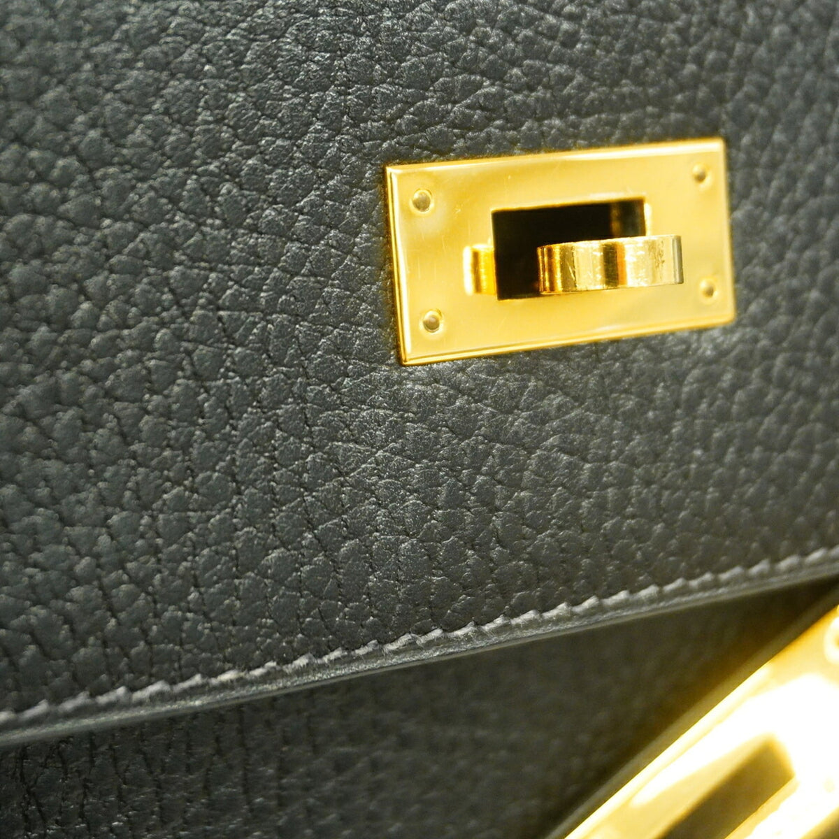 Hermes Black Ardennes Leather Handbag (Pre-Owned)