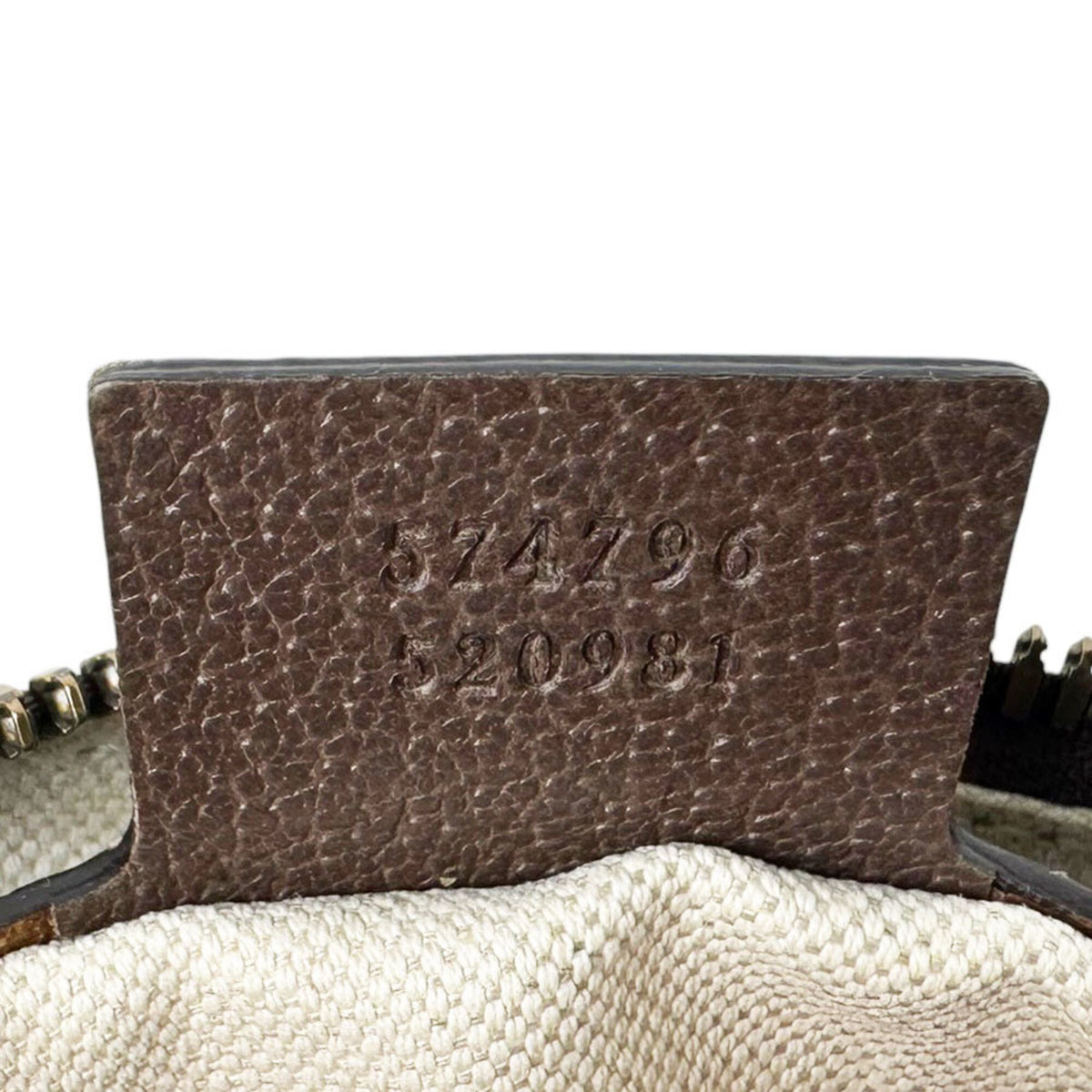 Gucci Brown Gg Supreme Leather Fanny Pack (Pre-Owned)