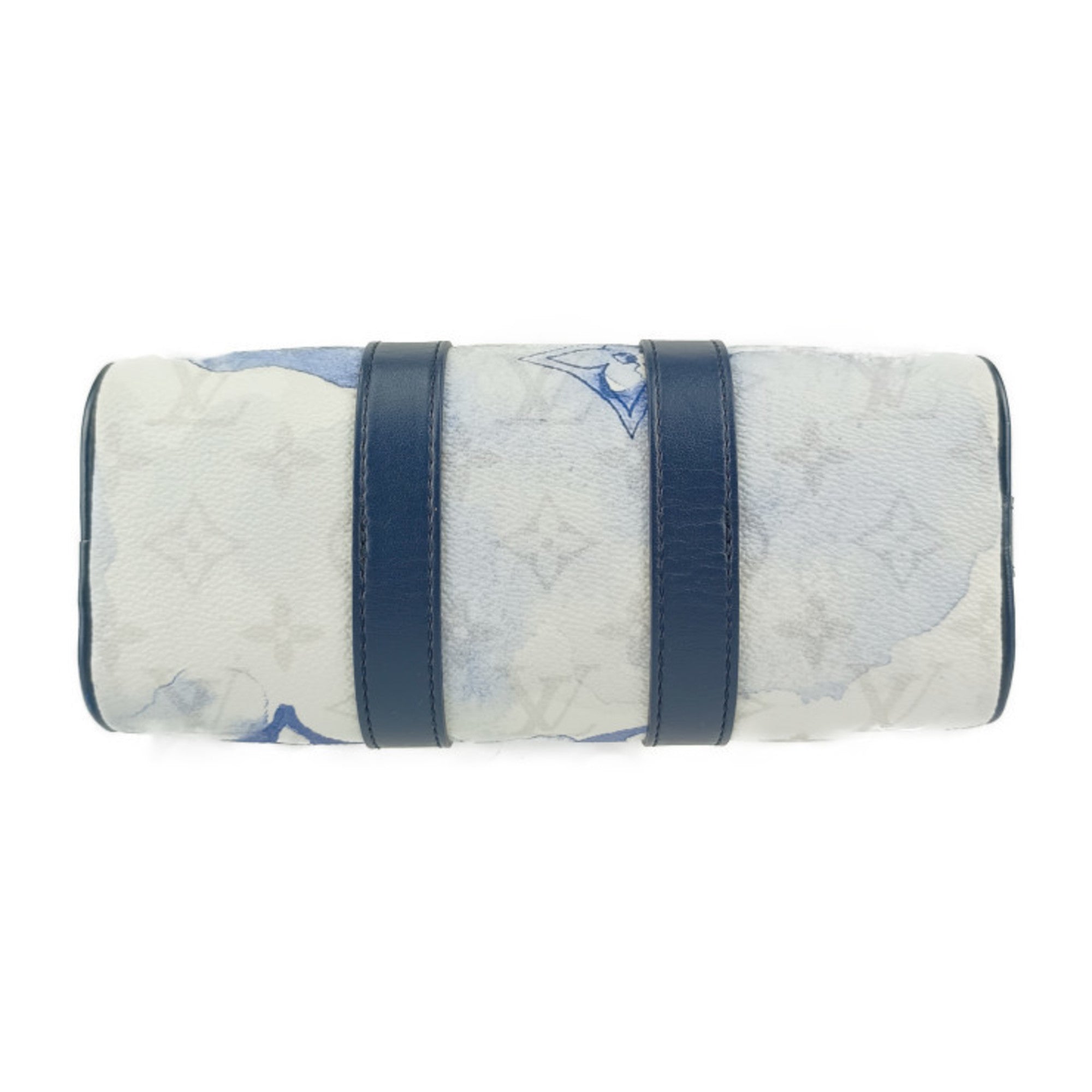 Louis Vuitton Blue Monogram White Monogram Handbag Shoulder Bag (Pre-Owned)