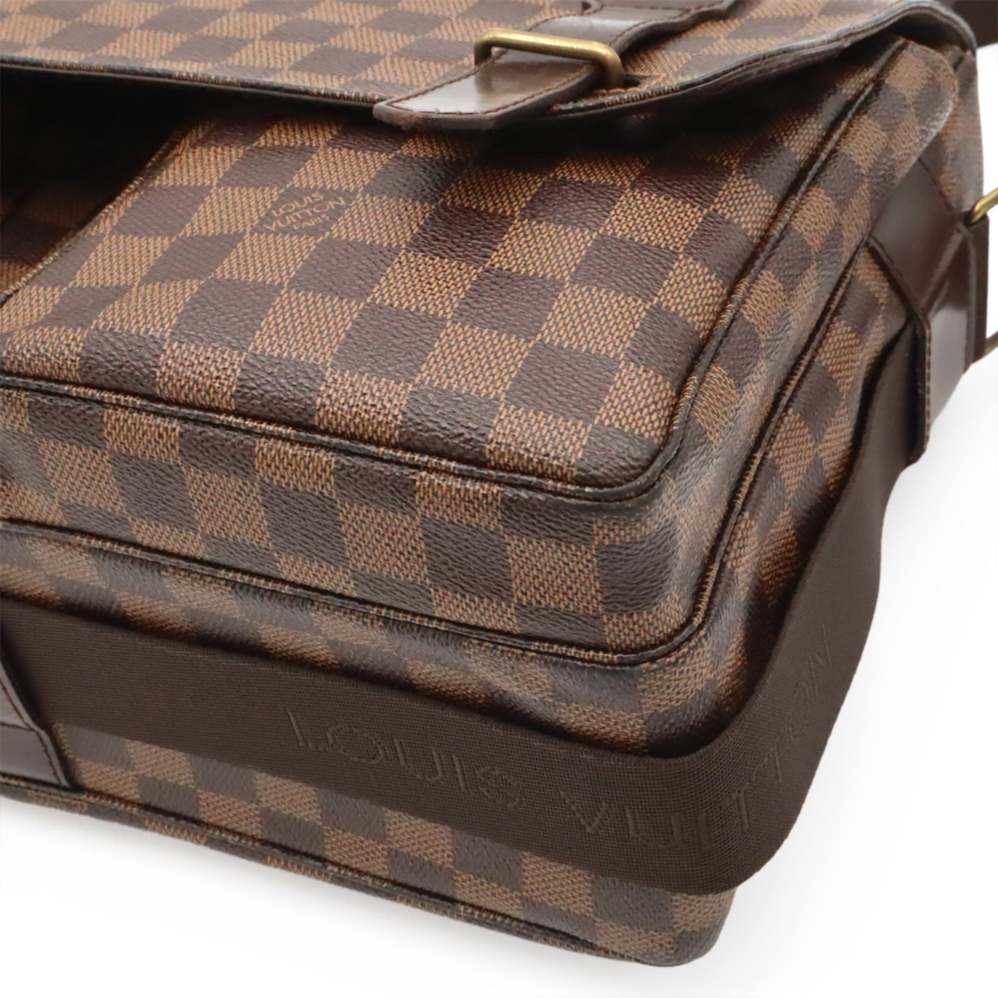 Louis Vuitton Brown Damier Canvas Galle Damier Canvas Handbag Shoulder Bag (Pre-Owned)