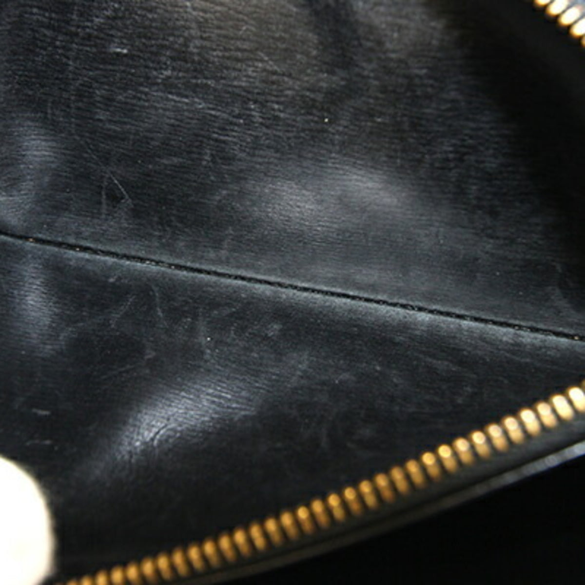 Louis Vuitton Black Noir Epi Leather Long Wallet (Bi-Fold) (Pre-Owned)