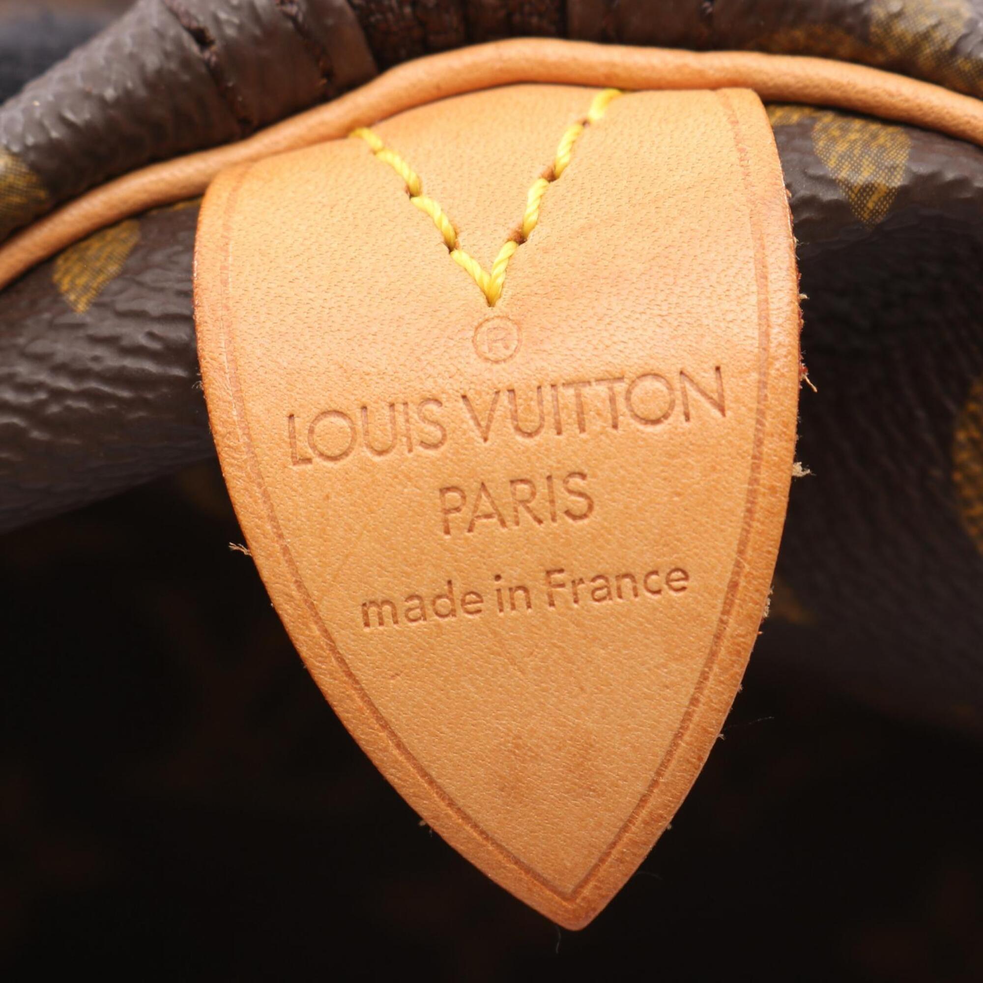 Louis Vuitton Brown Monogram Coated Canvas Boston Bag Handbag (Pre-Owned)