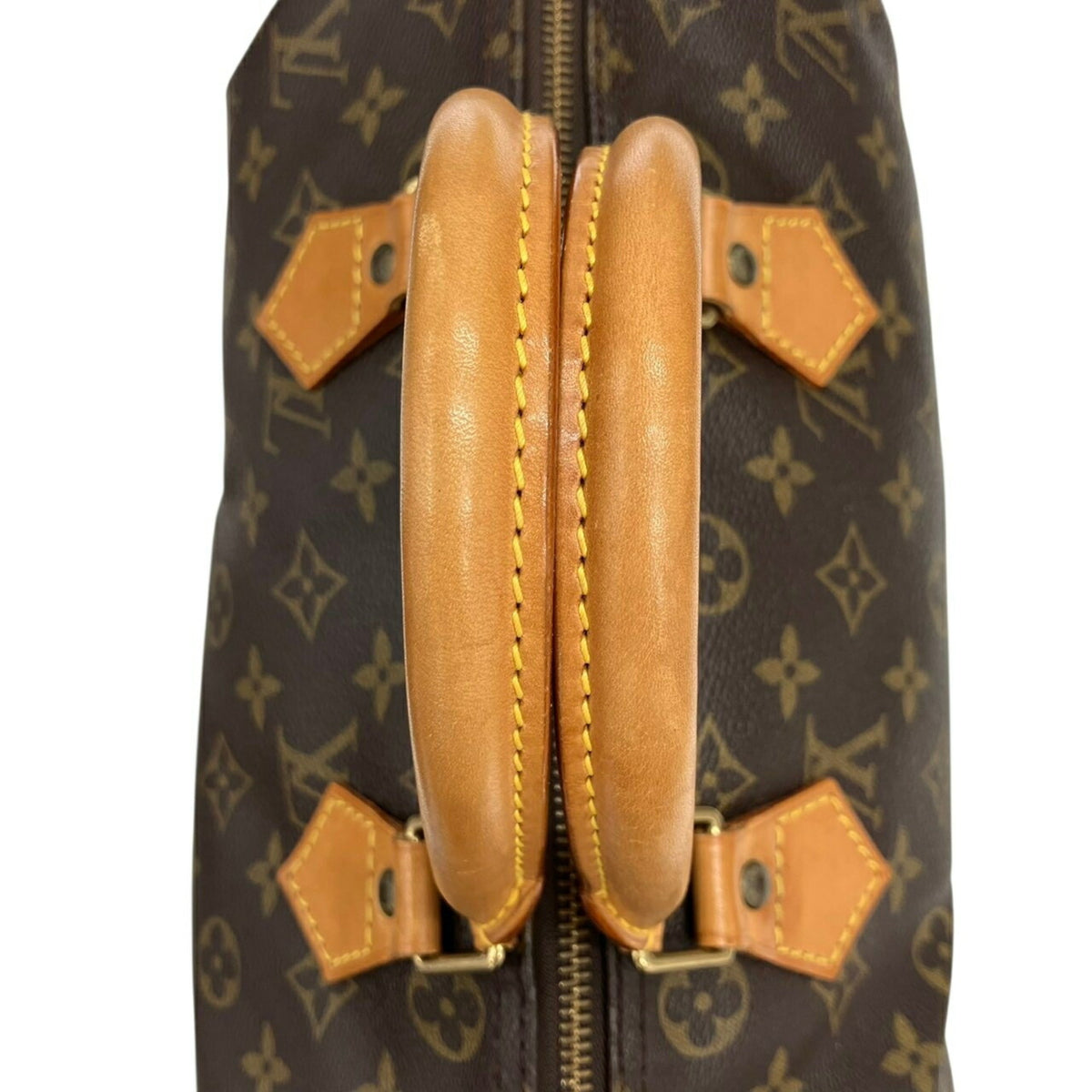Louis Vuitton Brown Monogram Boston Bag Handbag (Pre-Owned)