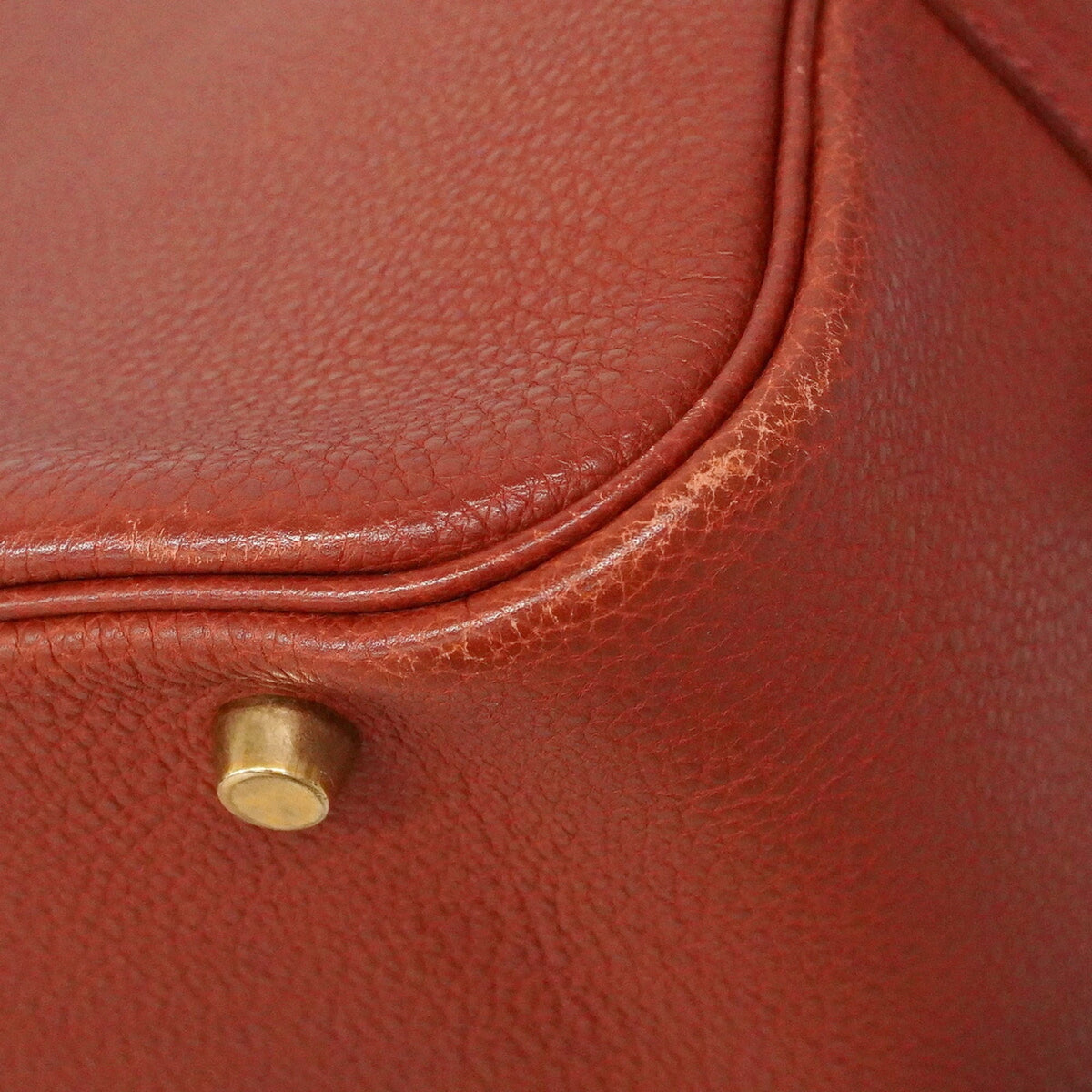 Hermes Brique Togo Leather Tote Bag (Pre-Owned)