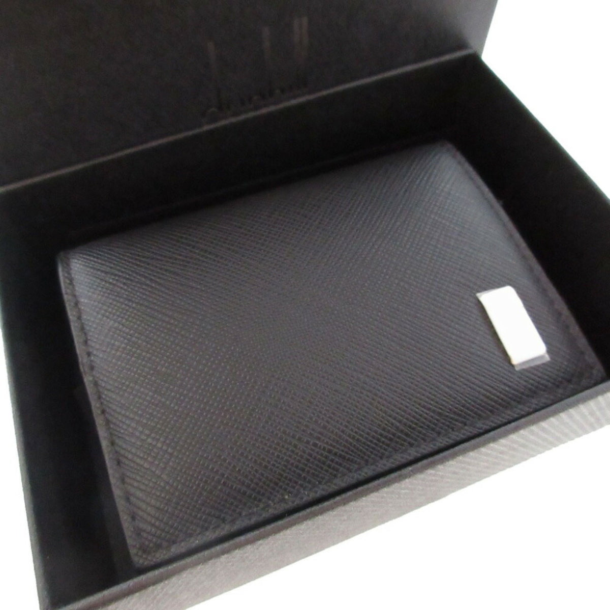 Dunhill Black Leather Coin Purse/Coin Case (Pre-Owned)