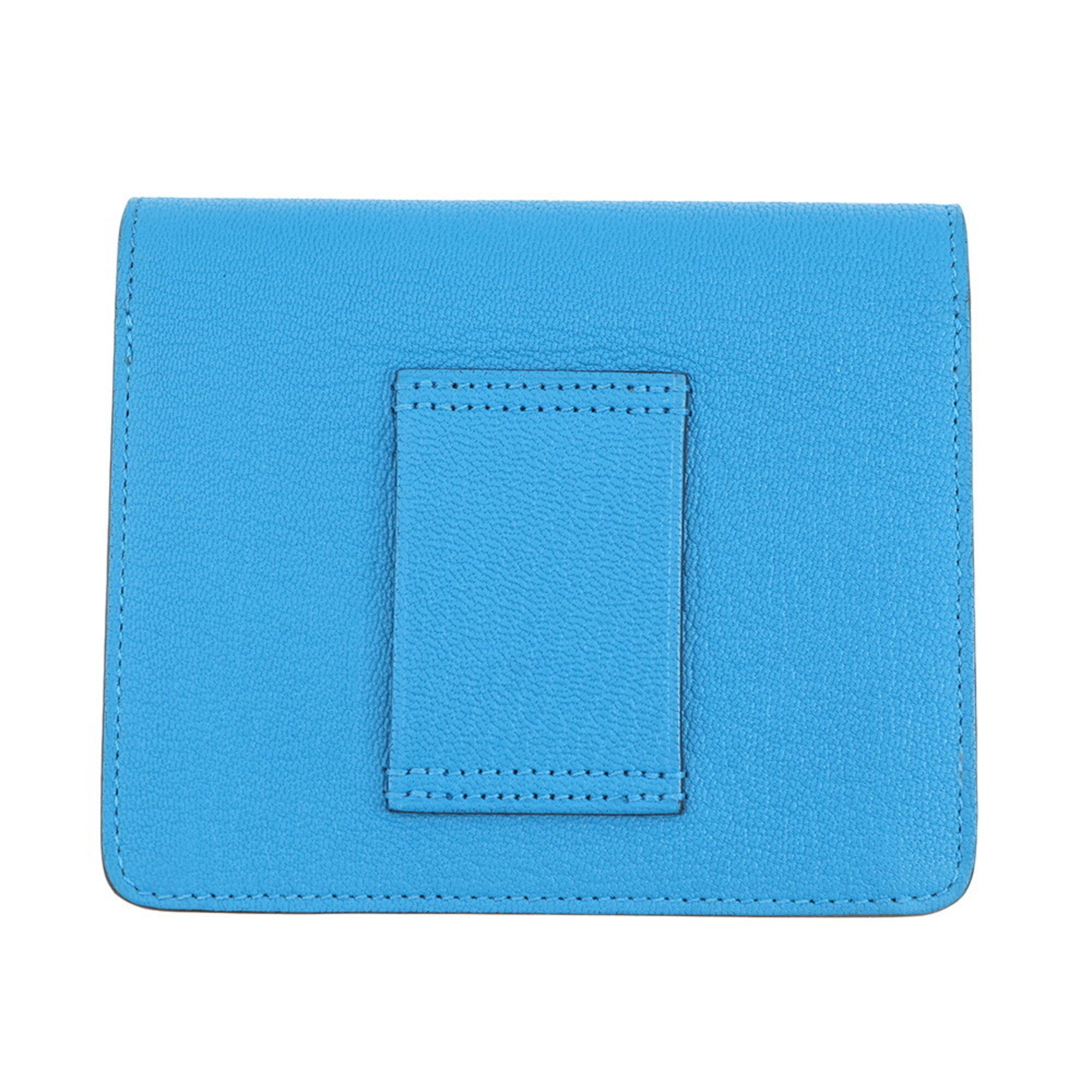 Hermes Chevre Myzore Leather Coin Purse/Coin Case (Pre-Owned)