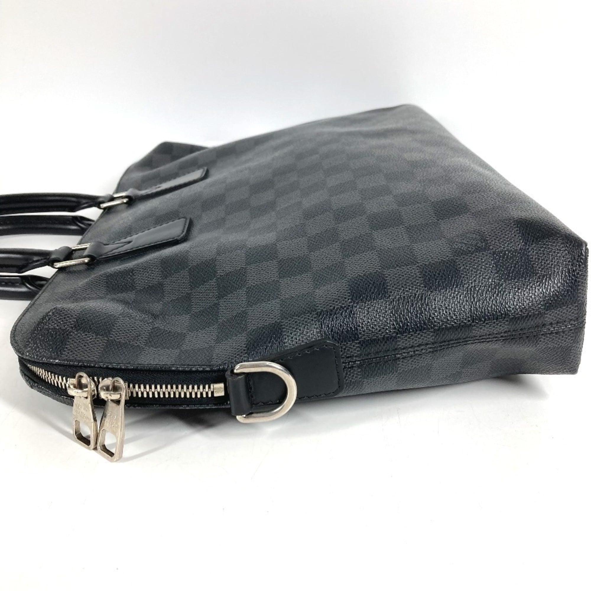 Louis Vuitton Black Damier Graphite Briefcase Handbag (Pre-Owned)