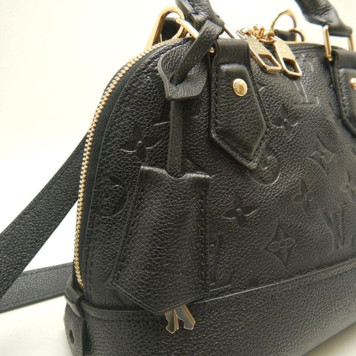 Louis Vuitton Noir Monogram Empreinte Handbag (Pre-Owned)