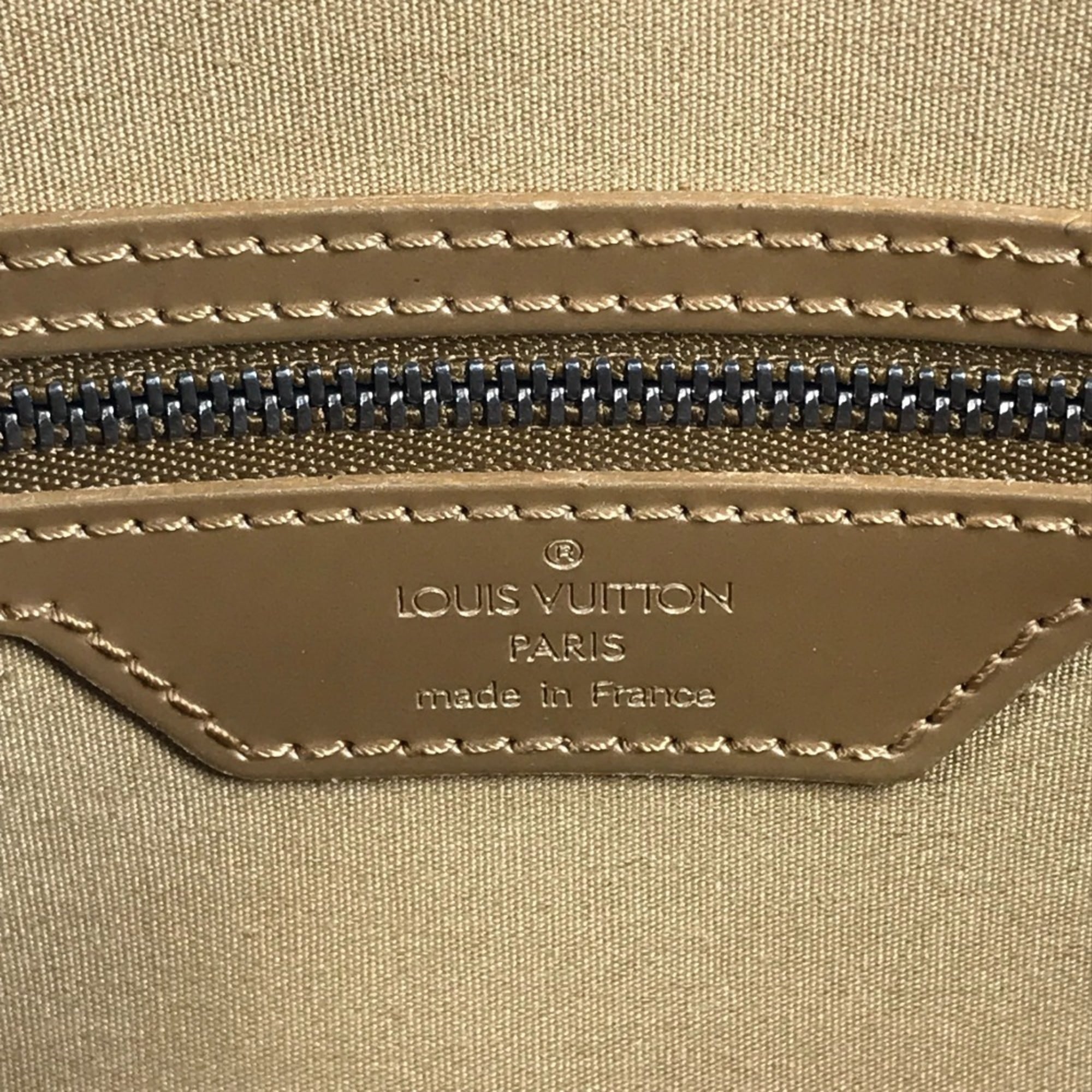 Louis Vuitton Ambre Beige Monogram Mat Leather Handbag Tote Bag (Pre-Owned)