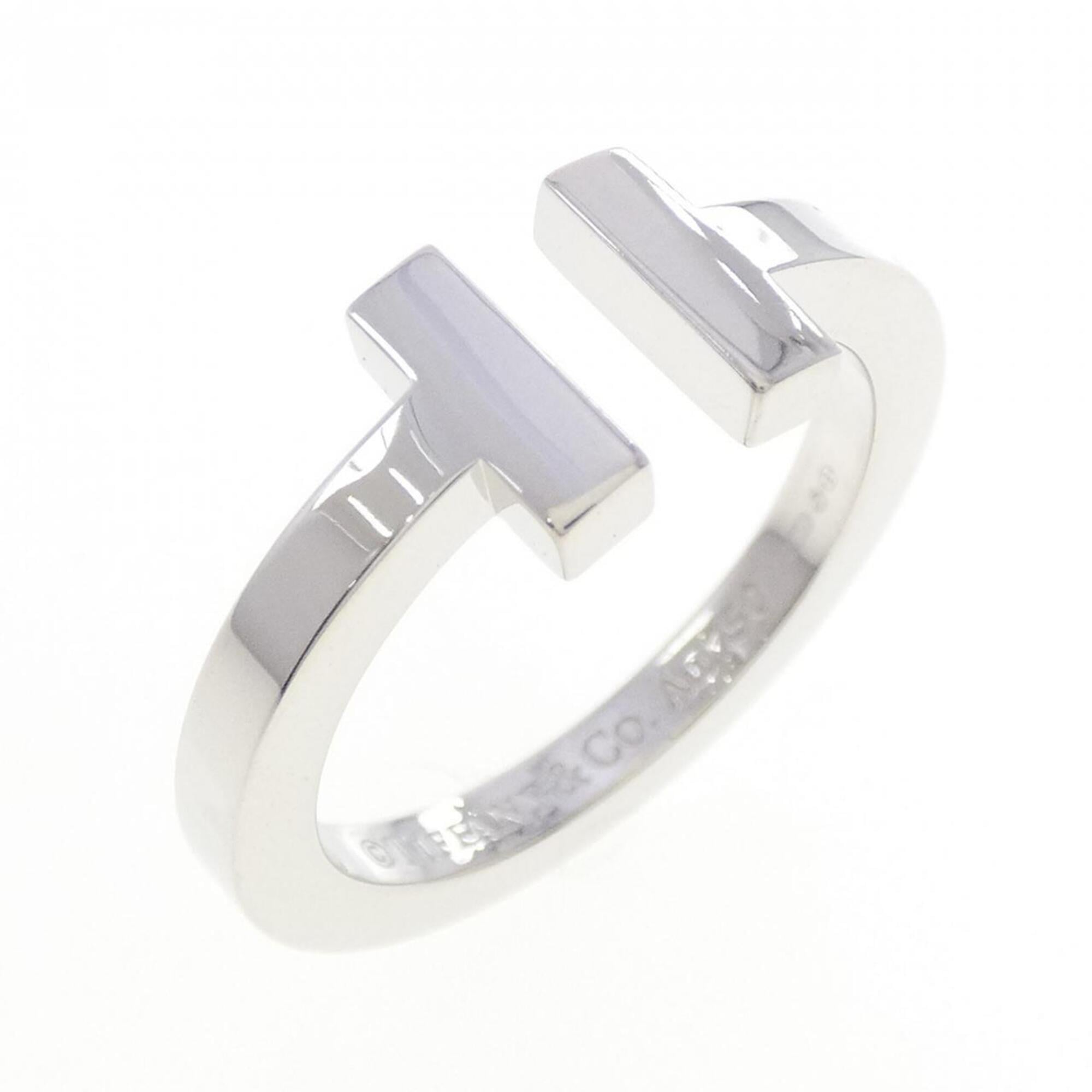 Tiffany White Gold (18K) Band Ring (Pre-Owned)