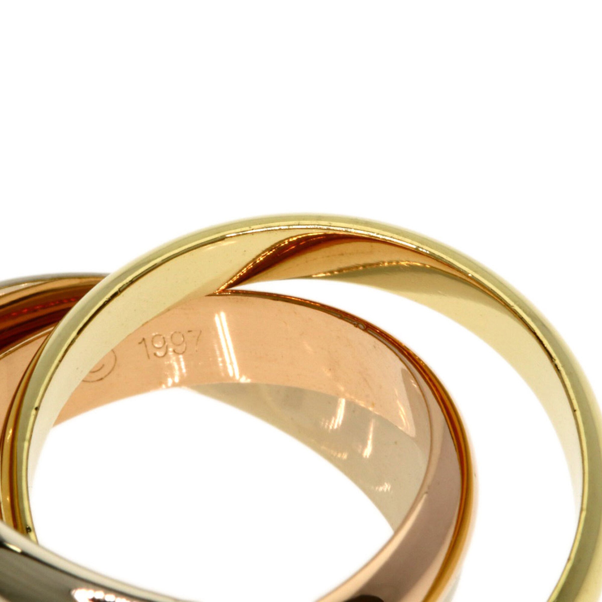 Cartier Trinity Yellow Gold (18K) Pink Gold (18K) White Gold (18K) Band Ring (Pre-Owned)