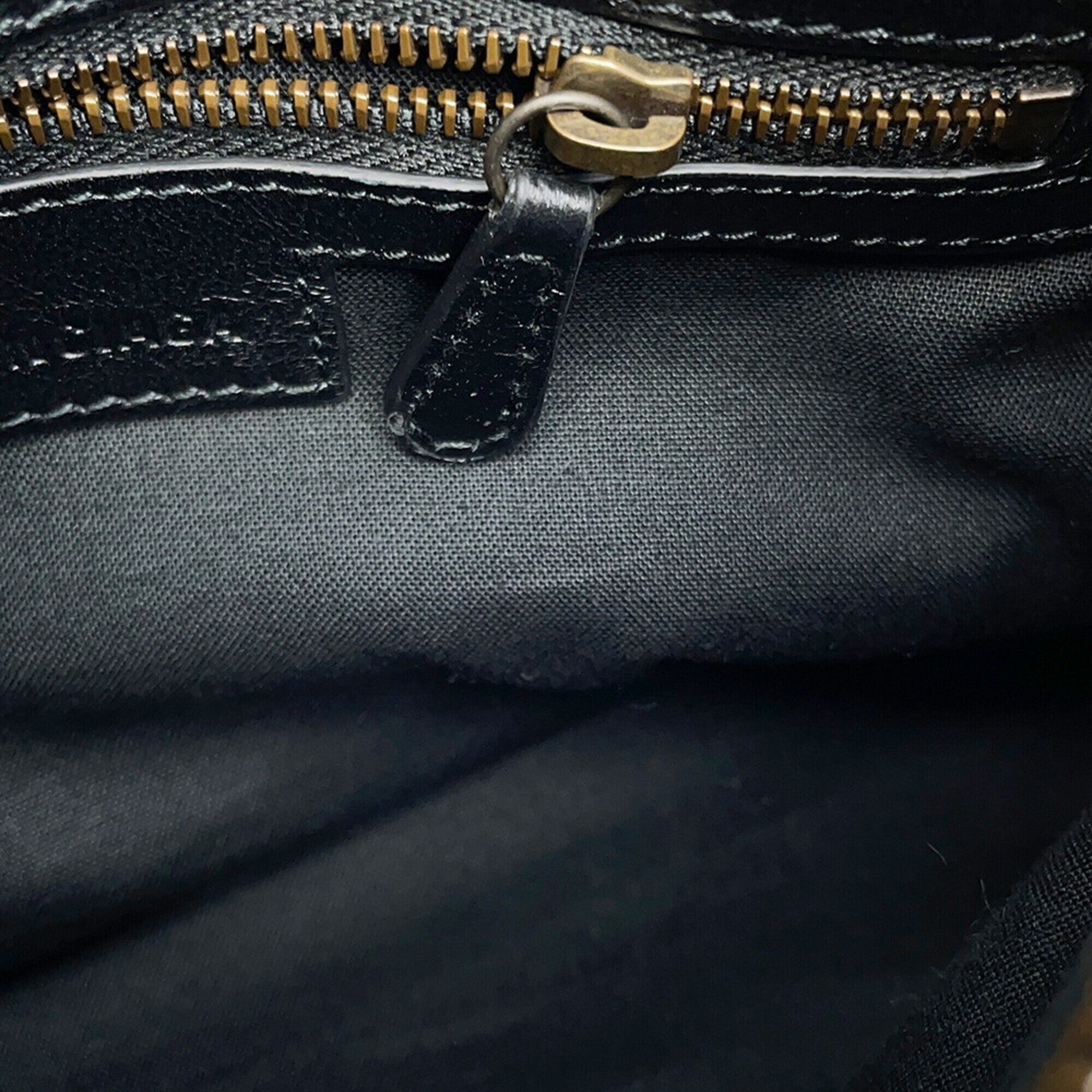 Balenciaga Black Leather Shoulder Bag (Pre-Owned)