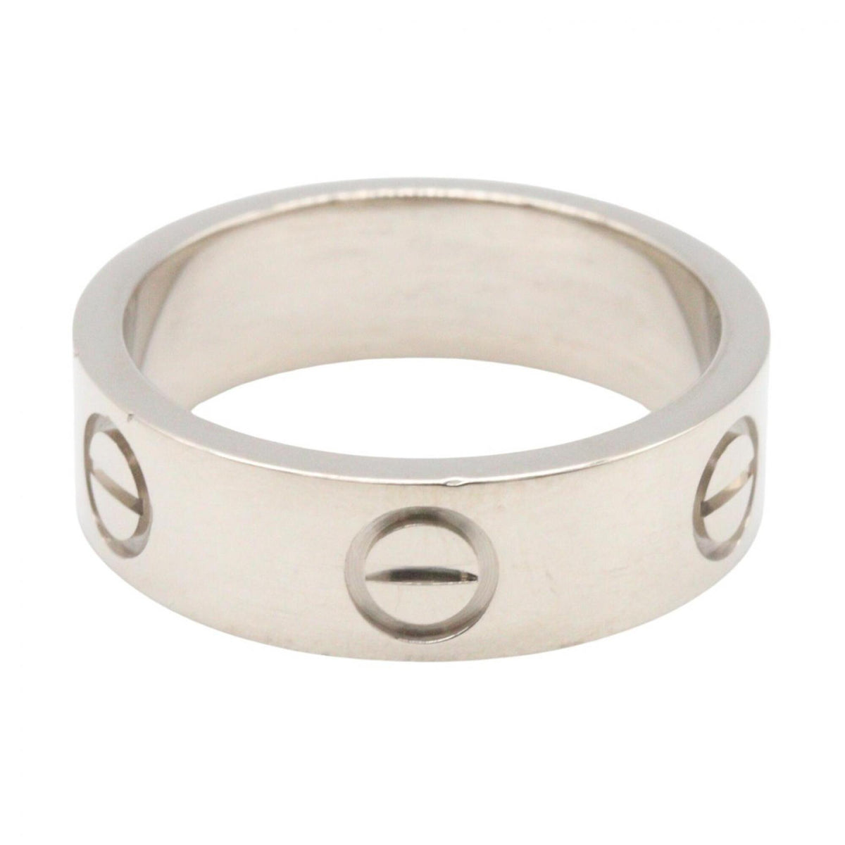 Cartier Silver White Gold (18K) Band Ring (Pre-Owned)