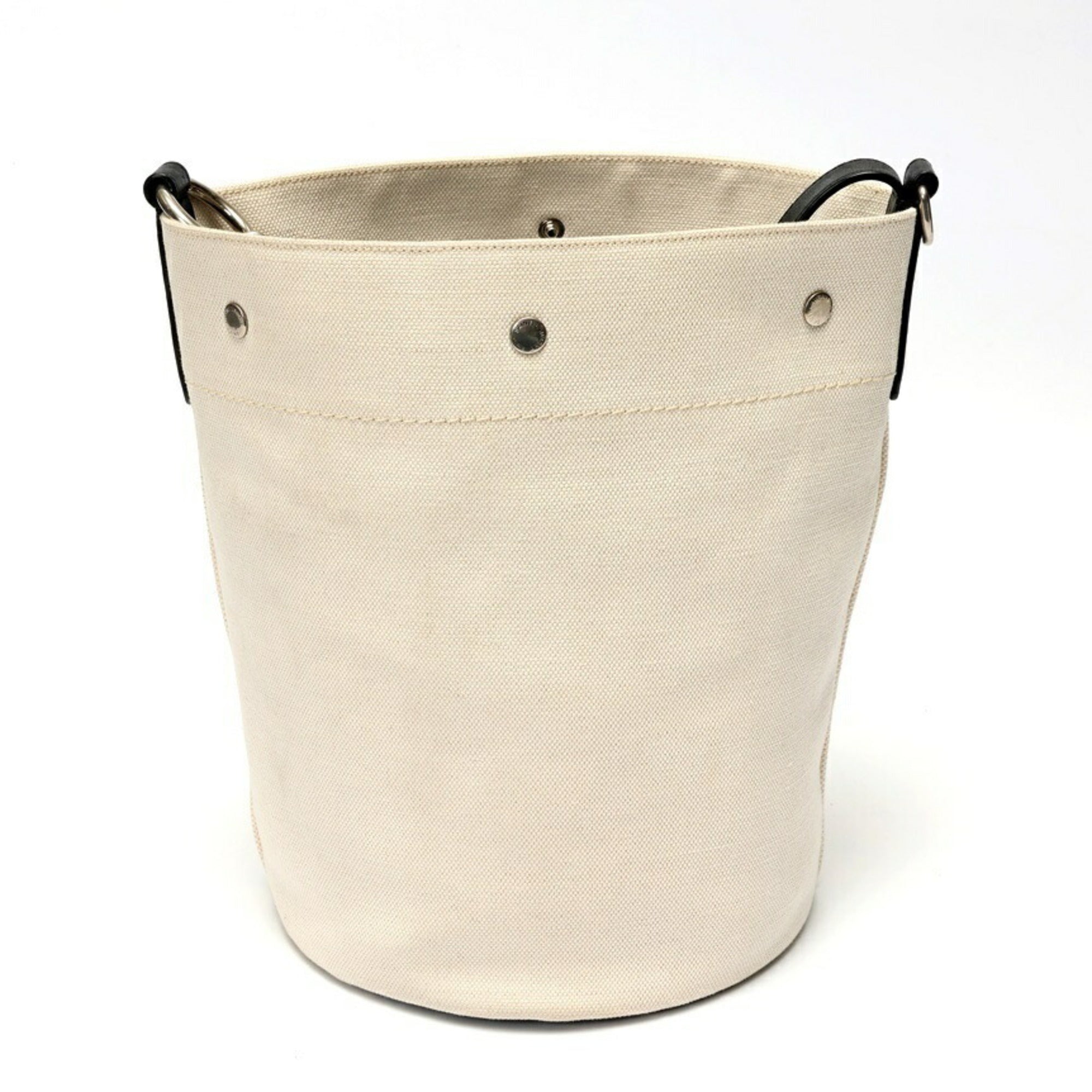 Saint Laurent Black Canvas Shoulder Bag (Pre-Owned)