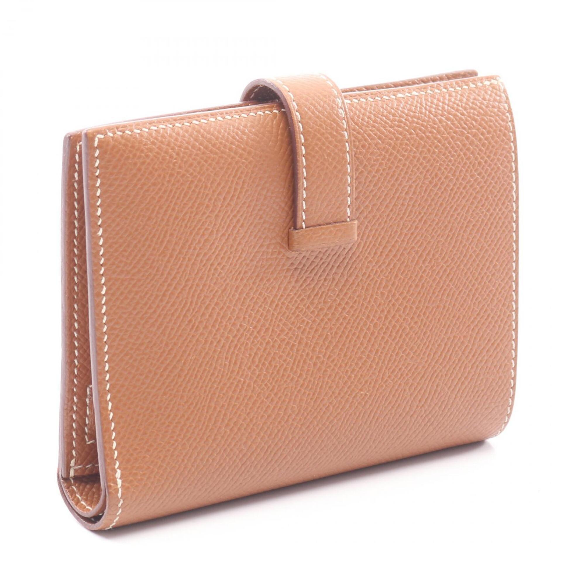 Hermes Brown Epsom Leather Wallet (Bi-Fold) (Pre-Owned)