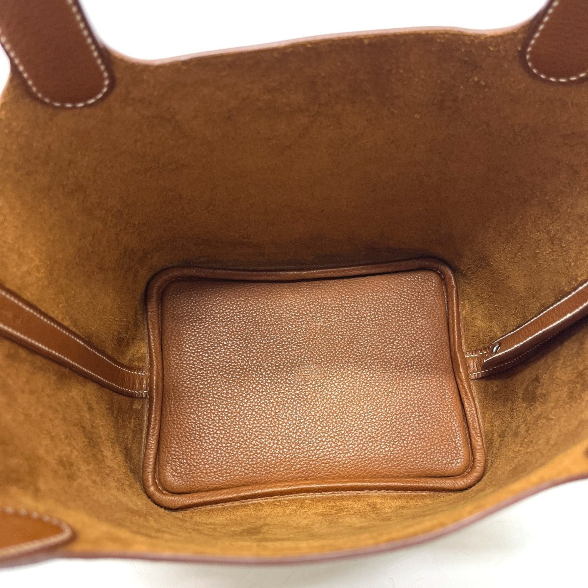 Hermes Fauve Barenia Leather Handbag (Pre-Owned)