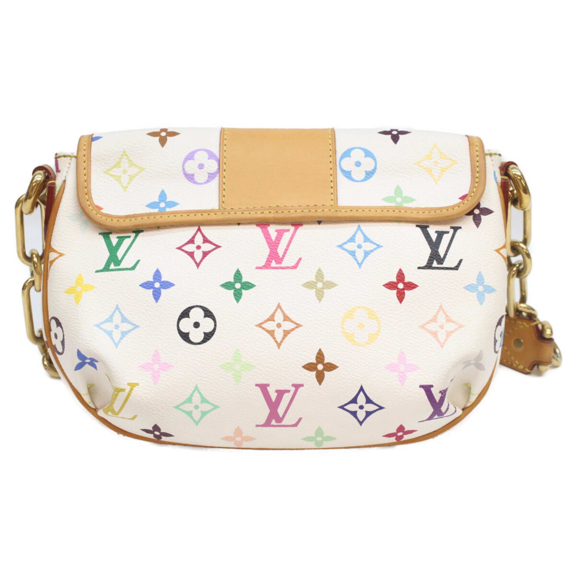 Louis Vuitton Monogram Multicolore Blanc White Monogram Multicolore Shoulder Bag (Pre-Owned)