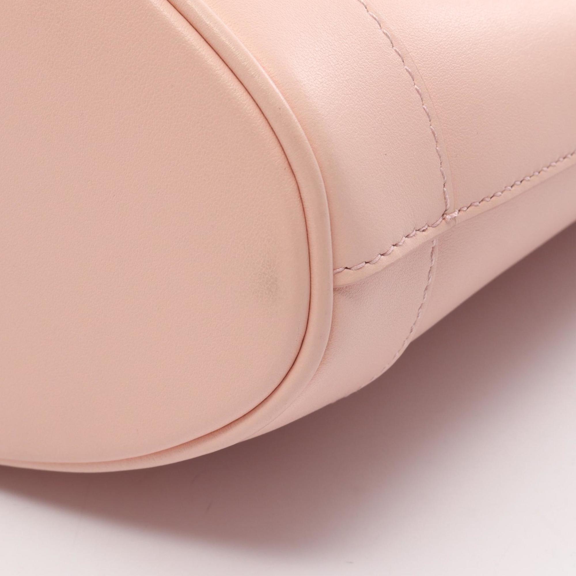Salvatore Ferragamo Pink Leather Handbag Tote Bag (Pre-Owned)