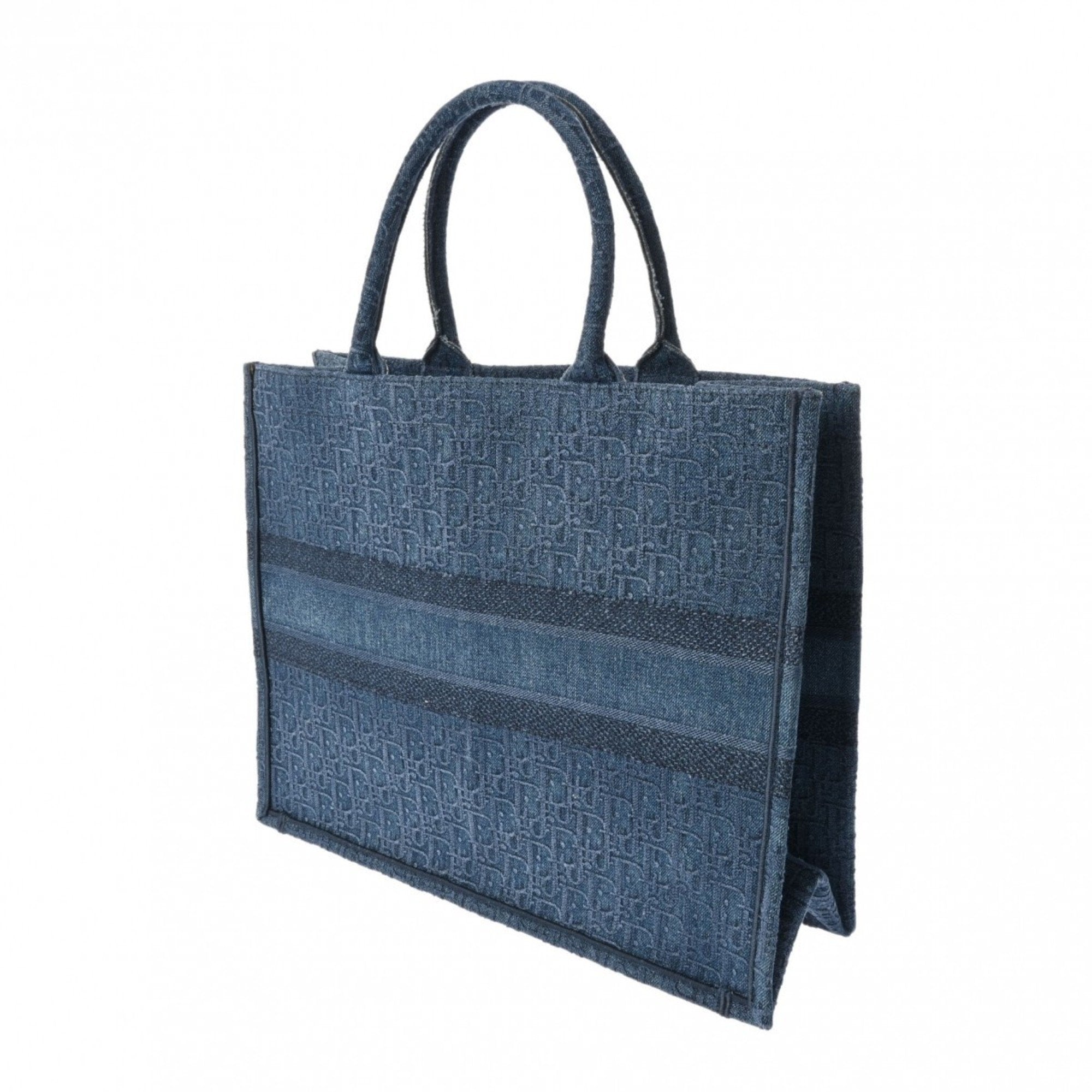 Christian Dior Blue Denim Handbag (Pre-Owned)