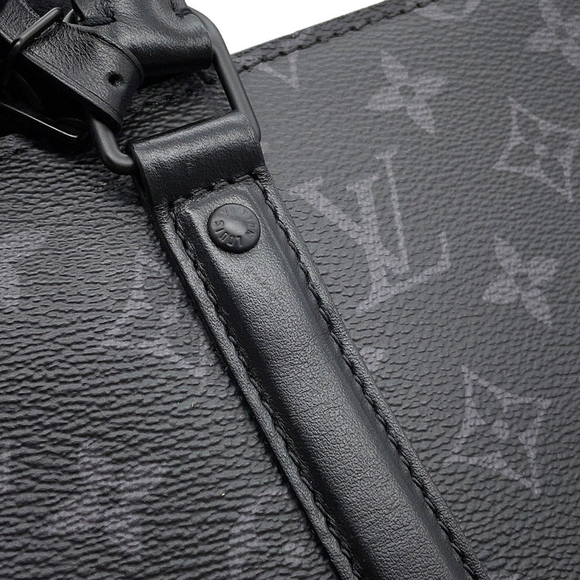 Louis Vuitton Monogram Eclipse Black Noir Monogram Eclipse Handbag Tote Bag (Pre-Owned)