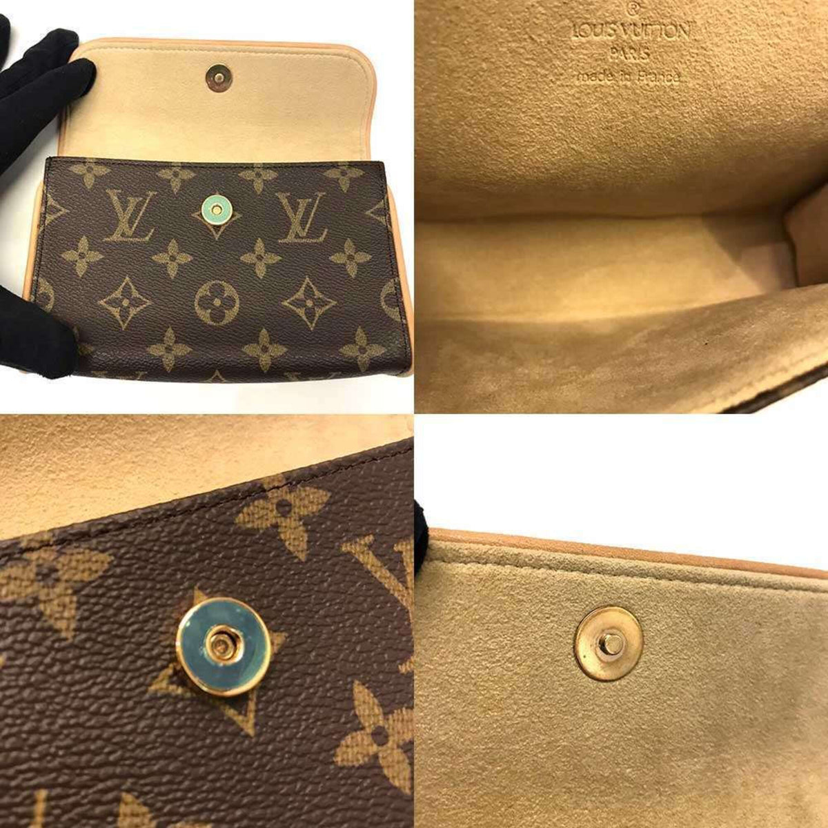 Louis Vuitton Brown Monogram Monogram Pochette Pouch (Pre-Owned)