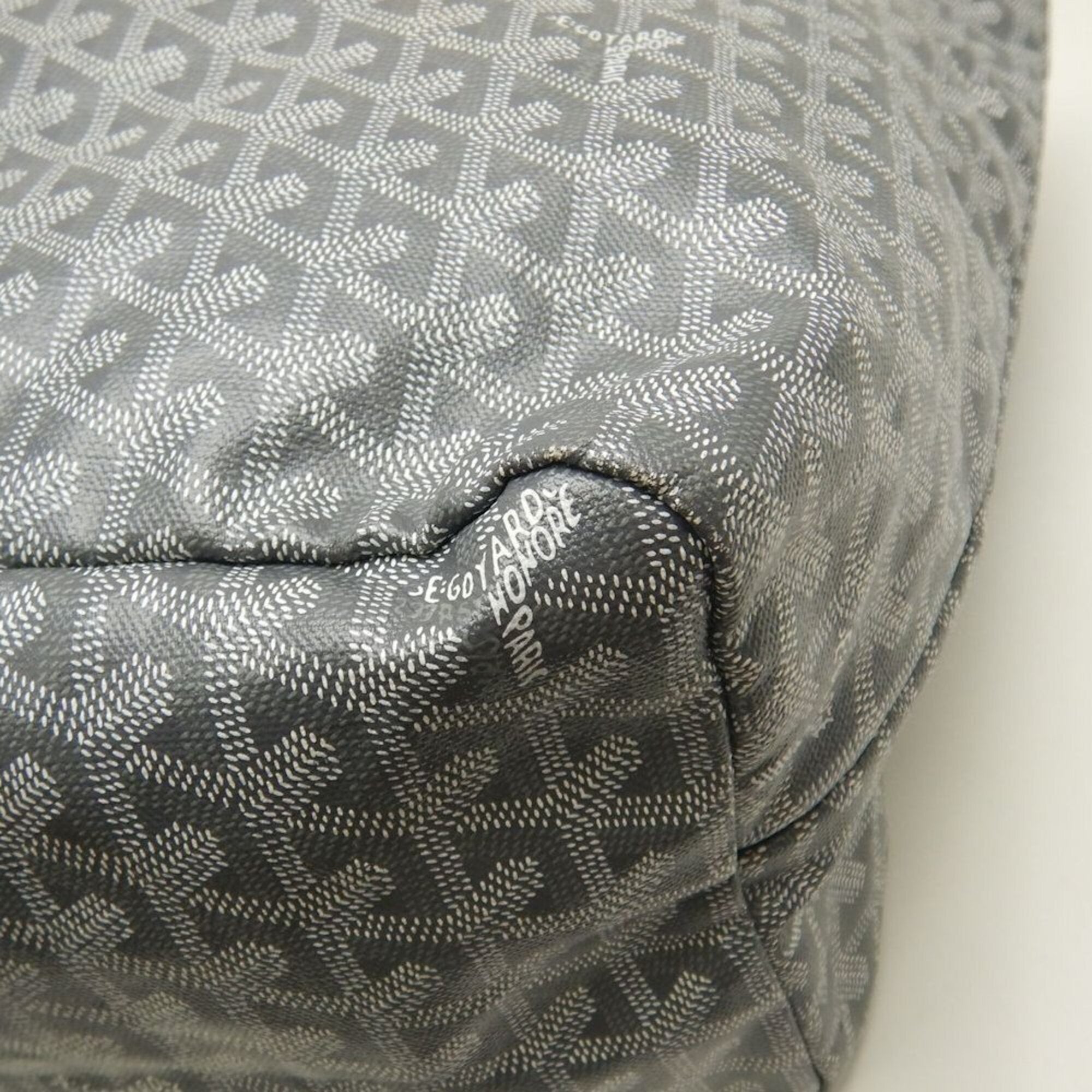 Goyard Gray Coated Canvas Pouch Tote Bag (Pre-Owned)