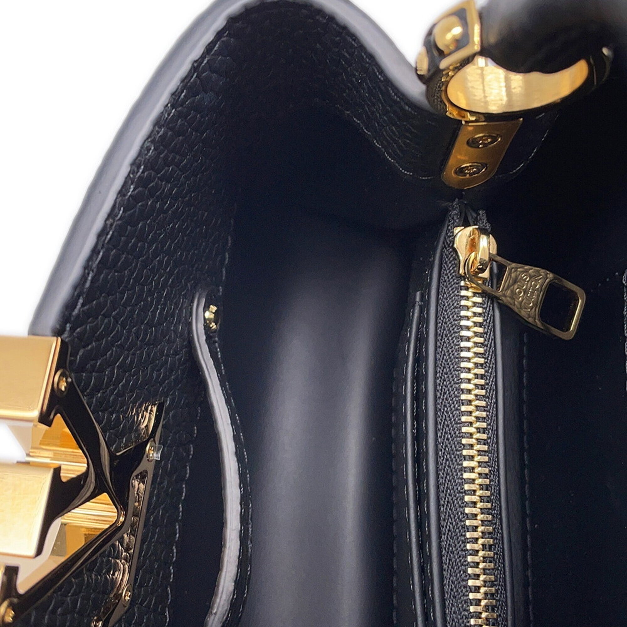 Louis Vuitton Black Noir Exotic Leather Handbag (Pre-Owned)