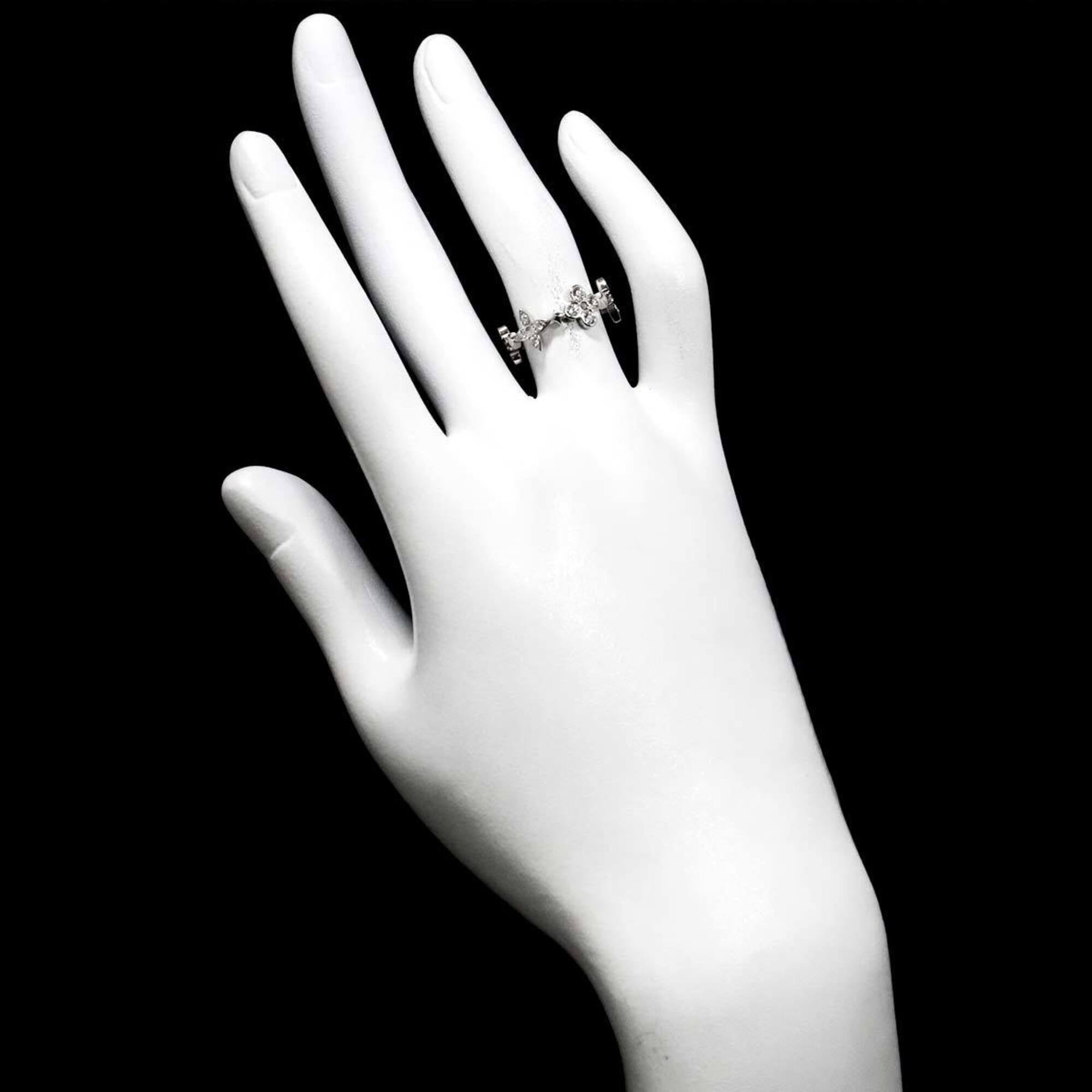 Louis Vuitton White Gold (18K) Band Ring (Pre-Owned)