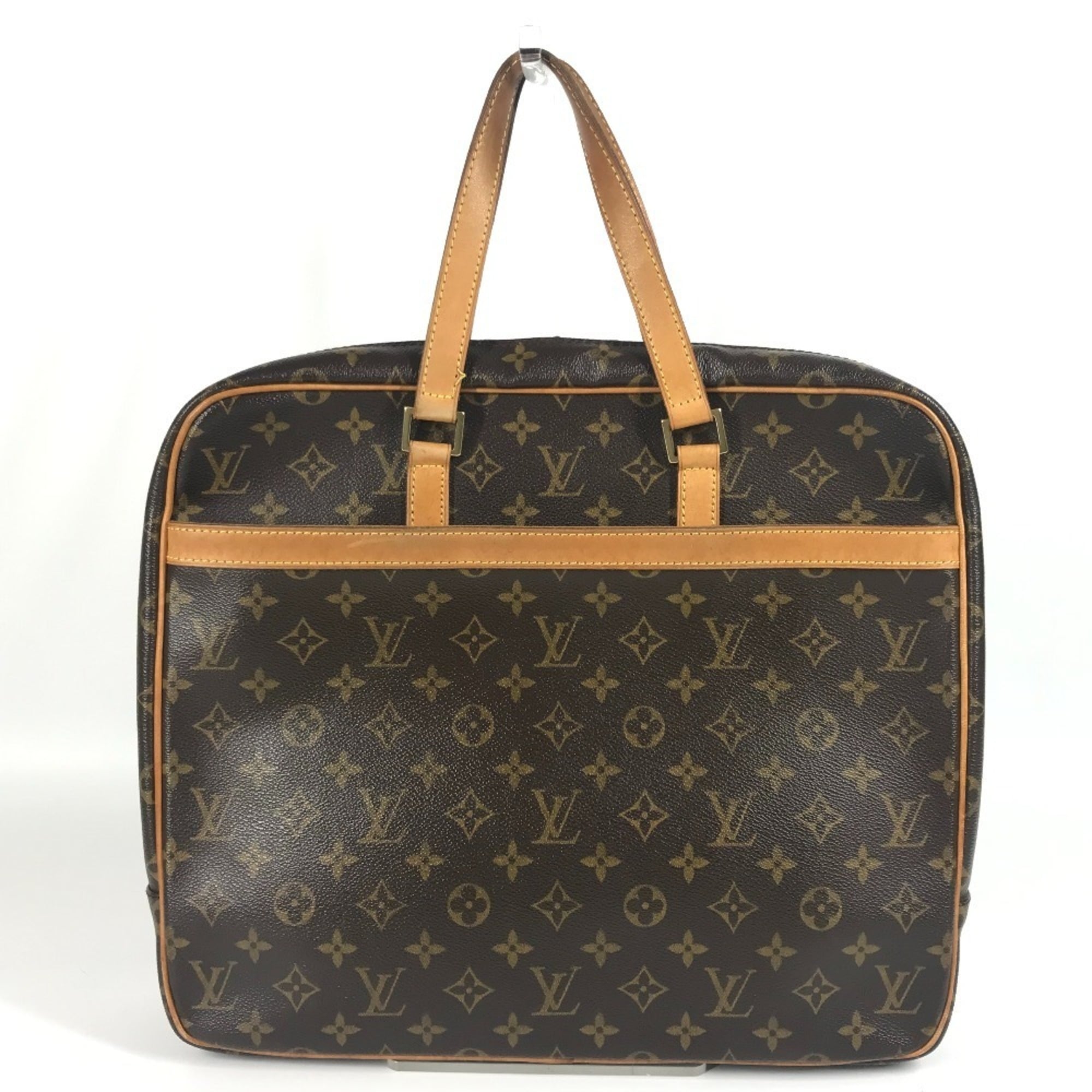 Louis Vuitton Brown Monogram Canvas Handbag Tote Bag (Pre-Owned)
