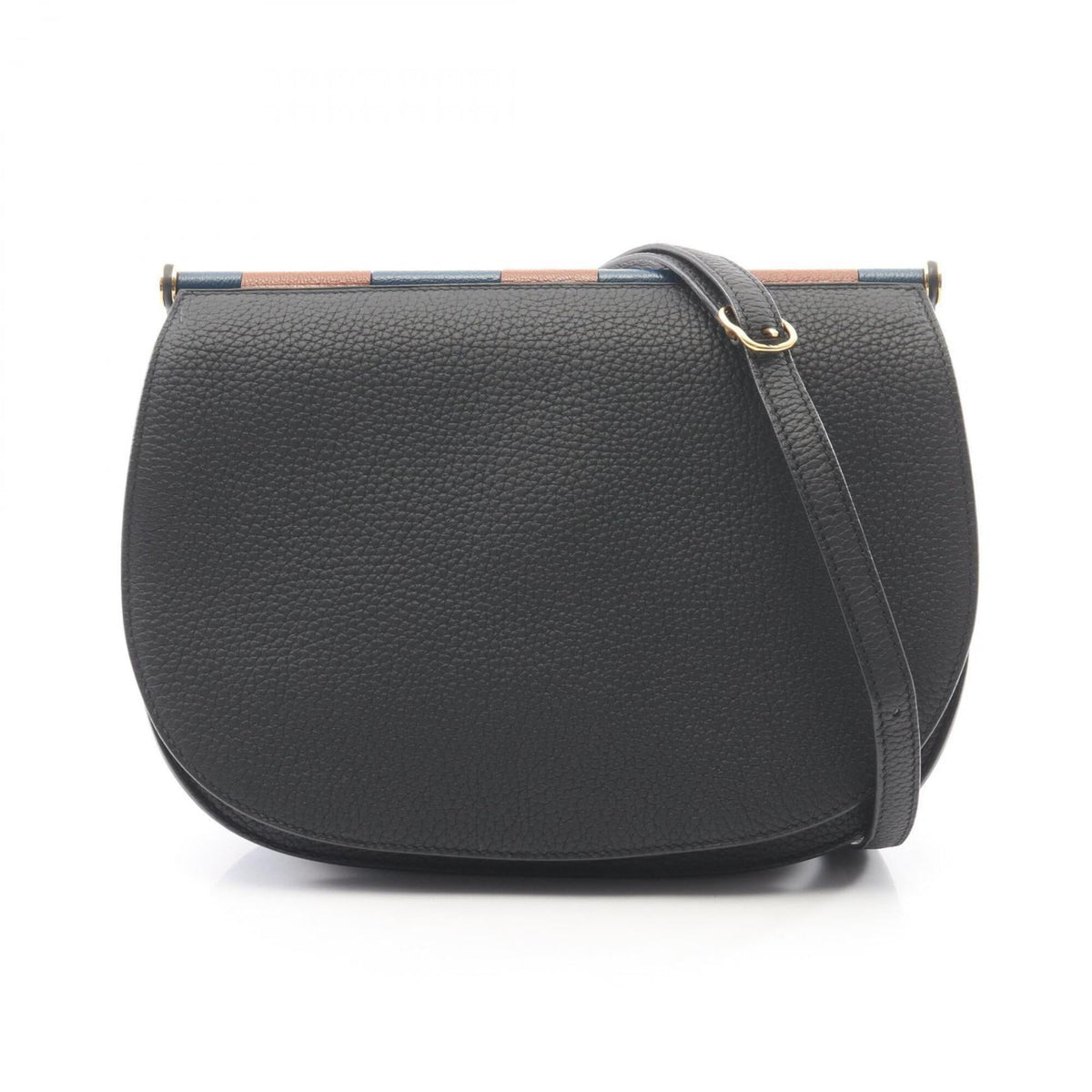 Hermes Black Togo Leather Chevre Leather Handbag Shoulder Bag (Pre-Owned)