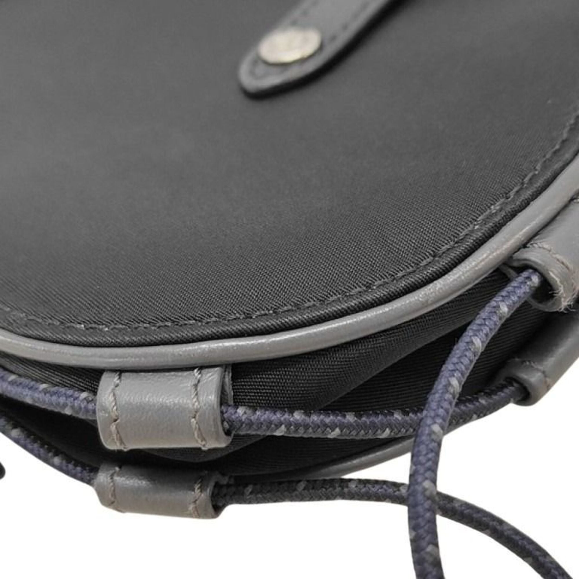 Christian Dior Black Nylon Leather Shoulder Bag (Pre-Owned)