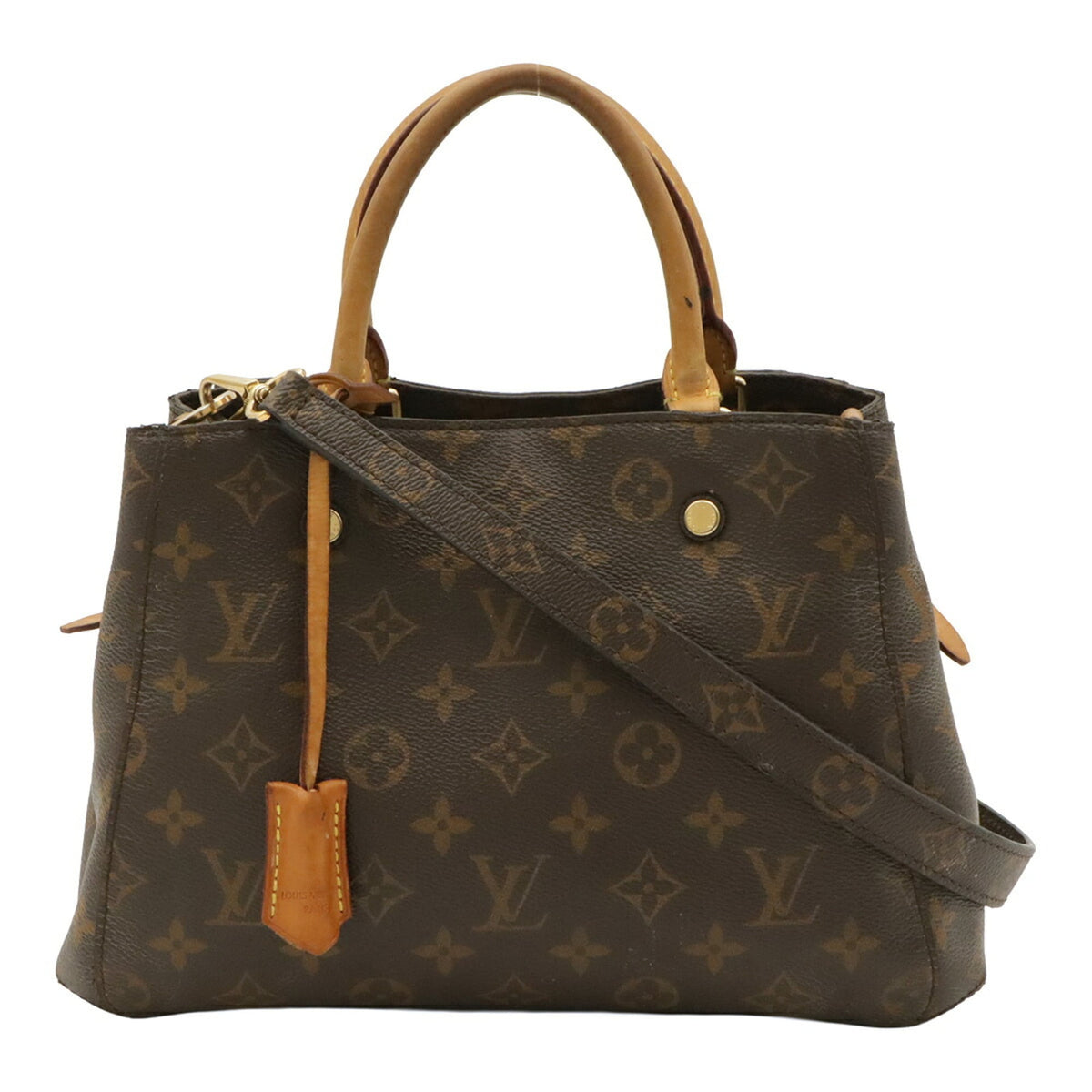 Louis Vuitton Brown Galle Monogram Monogram Handbag Shoulder Bag (Pre-Owned)