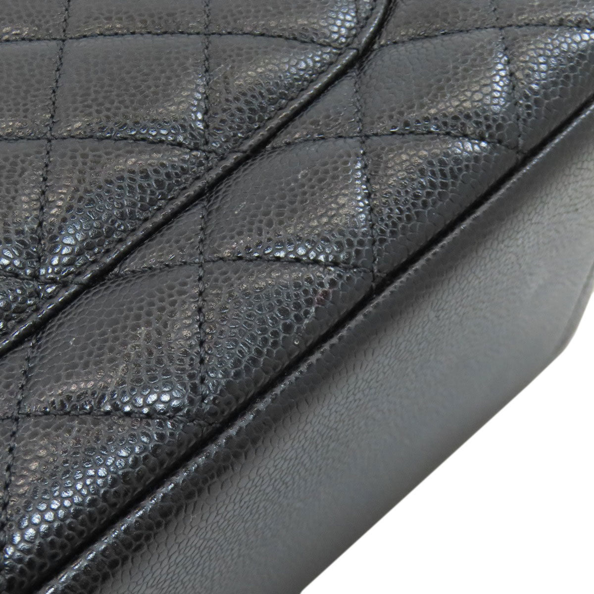 Chanel Black Leather Tote Bag (Pre-Owned)