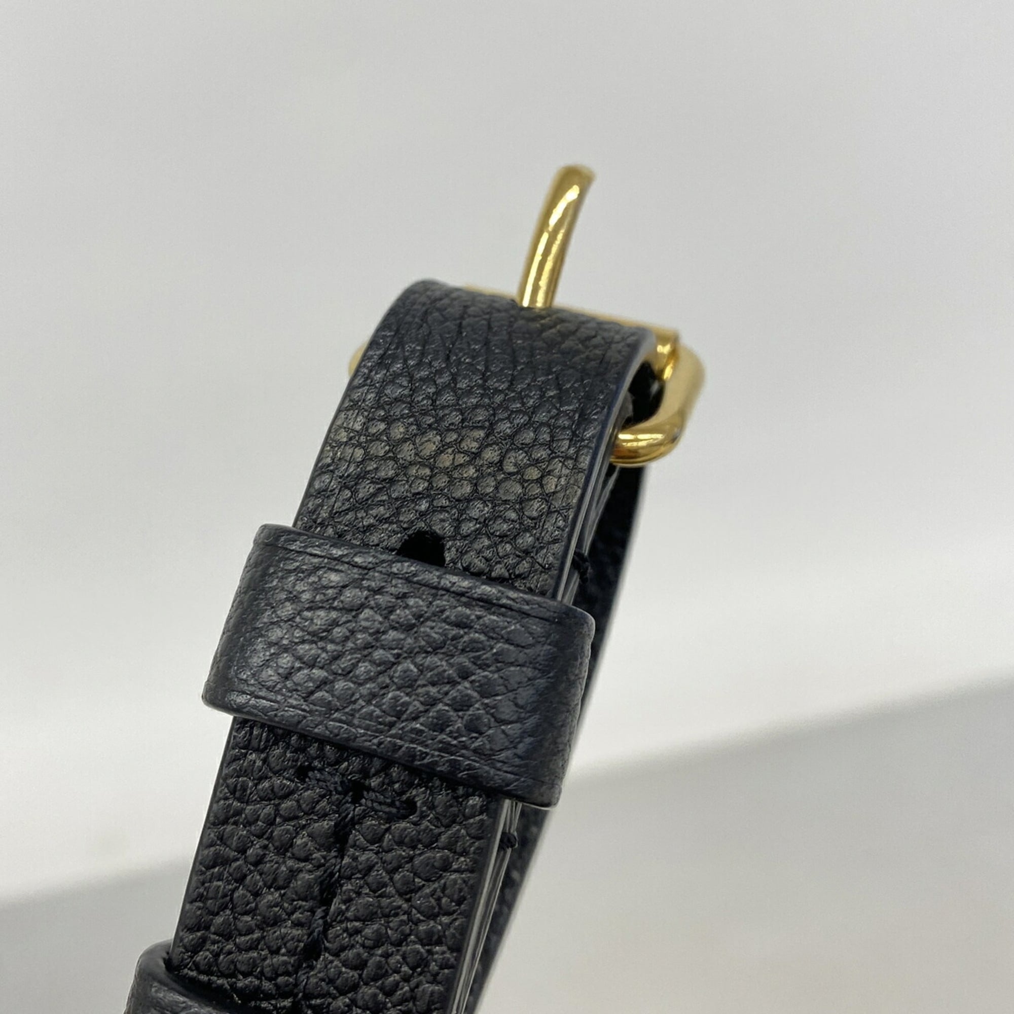 Louis Vuitton Noir Handbag (Pre-Owned)