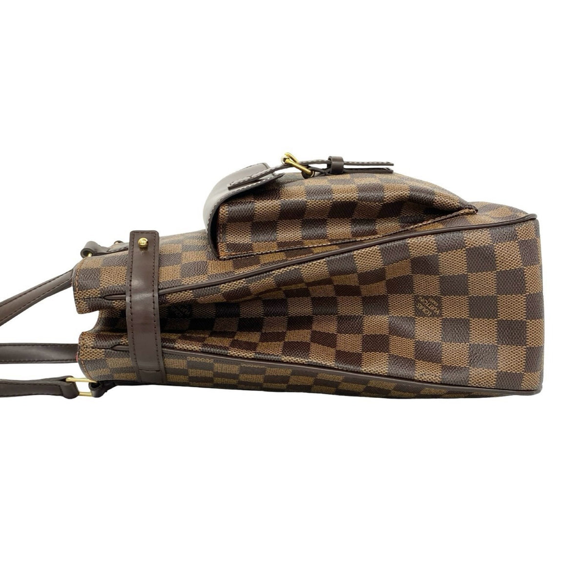 Louis Vuitton Brown Leather Pvc Handbag Shoulder Bag Tote Bag (Pre-Owned)