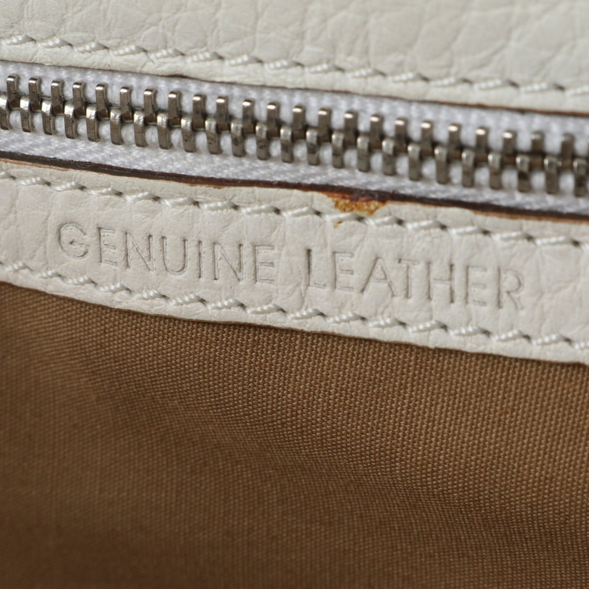 Tod's White Leather Handbag Shoulder Bag Tote Bag (Pre-Owned)