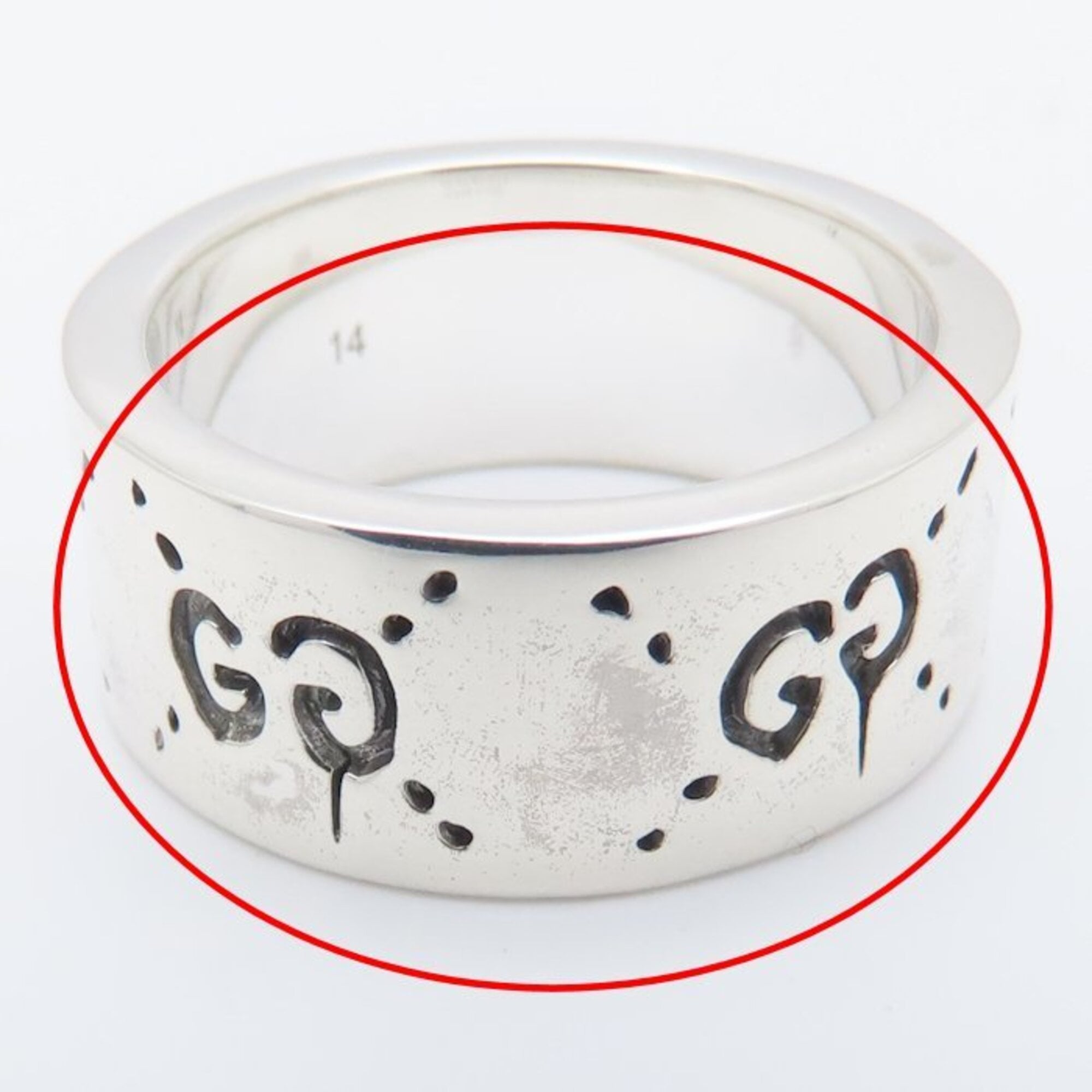 Gucci Silver 925 Band Ring (Pre-Owned)
