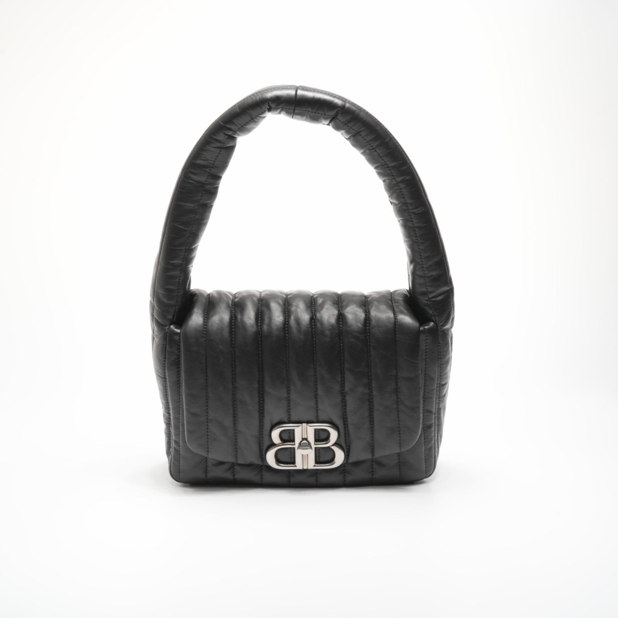 Balenciaga Black Leather Shoulder Bag (Pre-Owned)