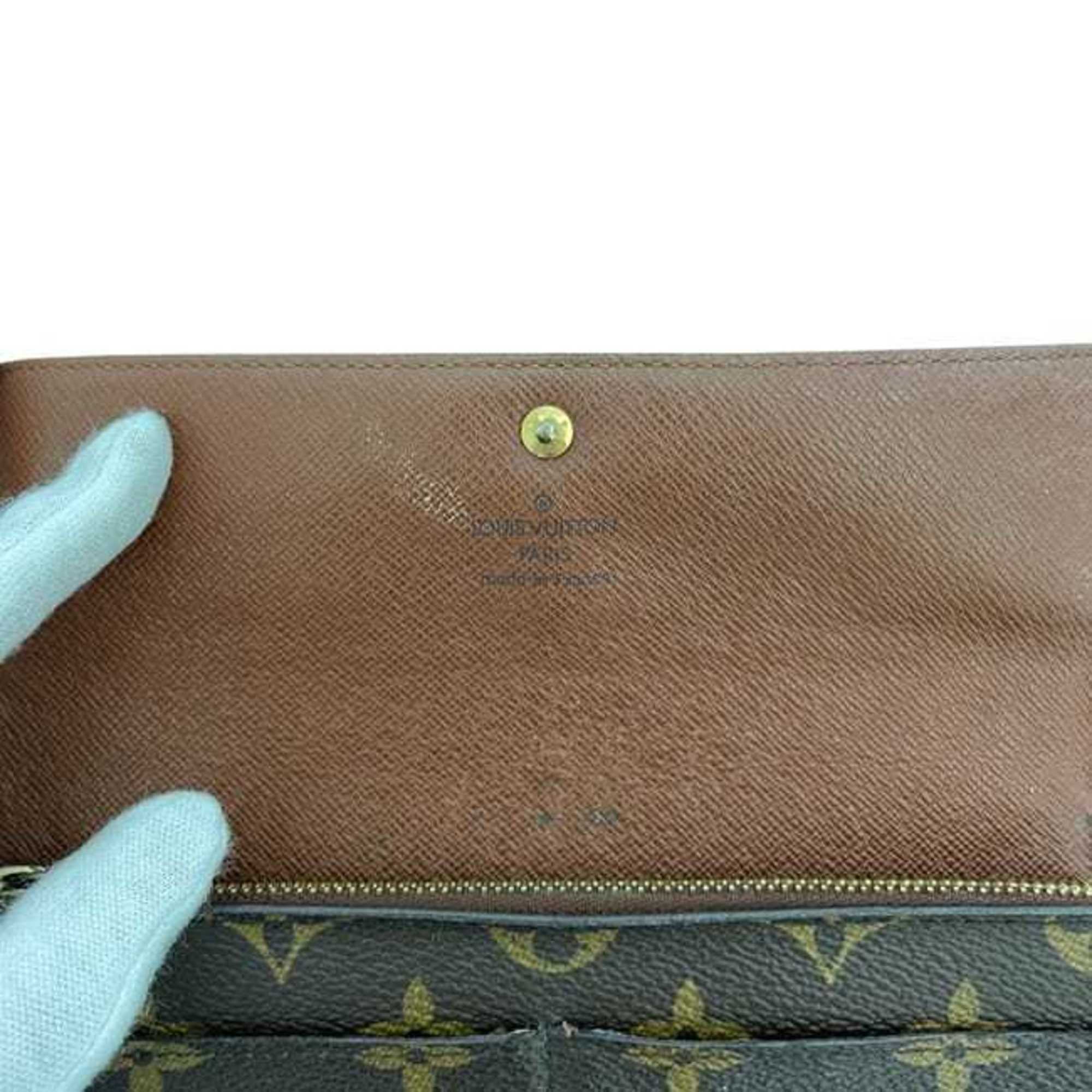 Louis Vuitton Brown Monogram Monogram Long Wallet (Bi-Fold) (Pre-Owned)